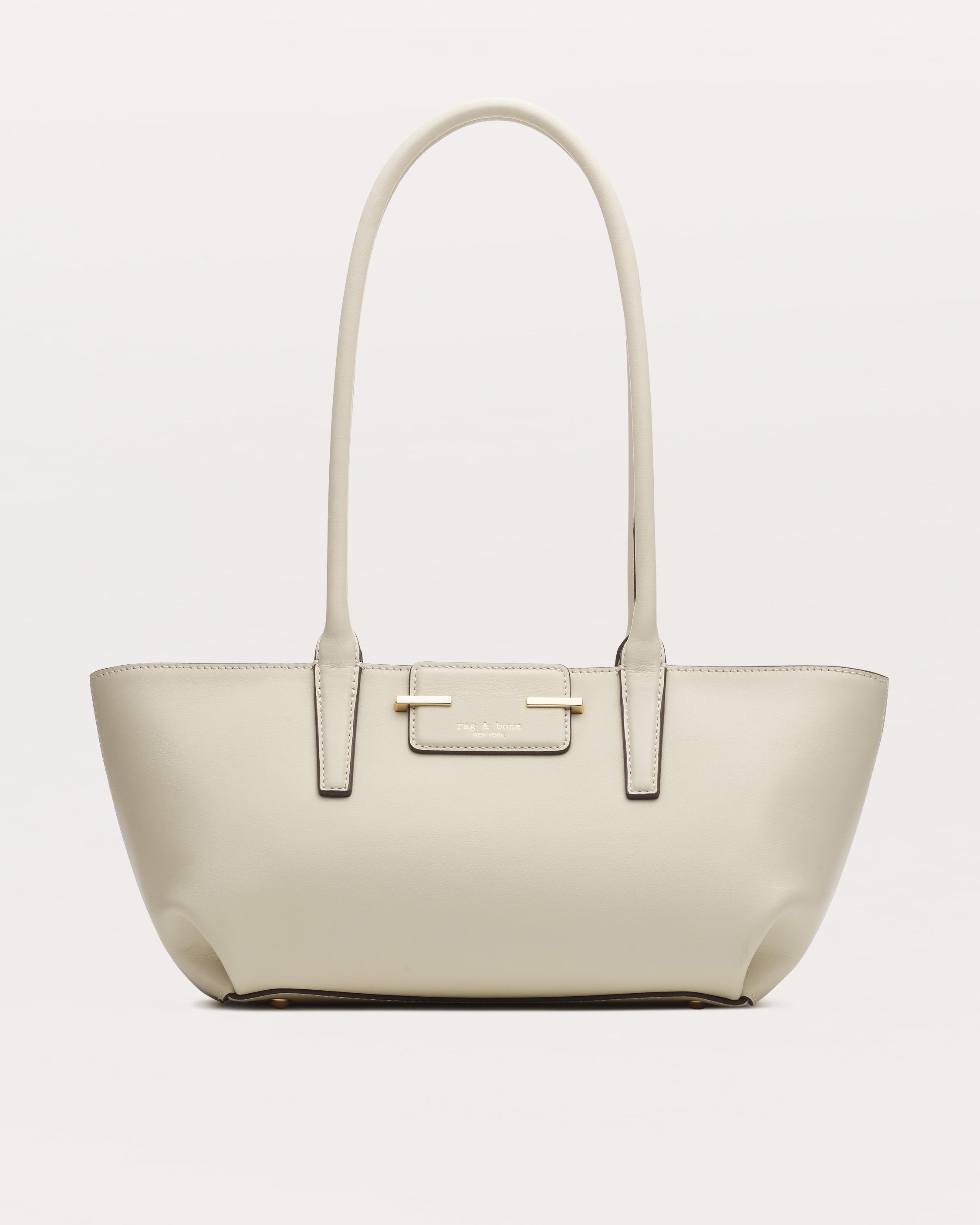 Realm Leather Satchel - Antique White | rag & bone