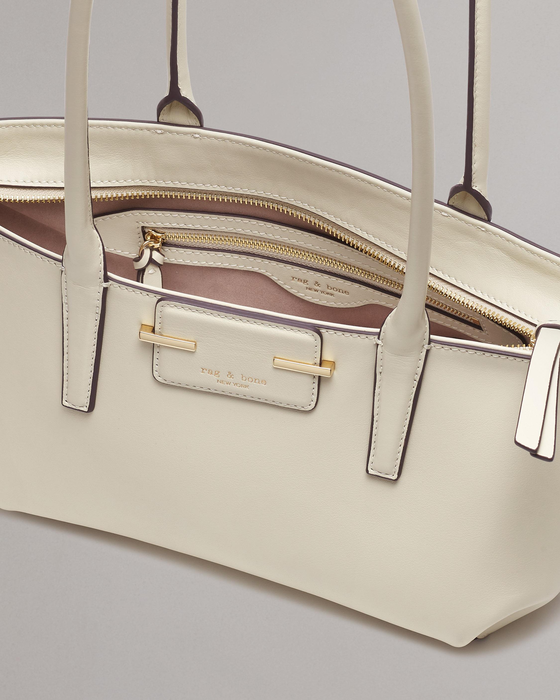 Realm Italian Leather Satchel image number 3