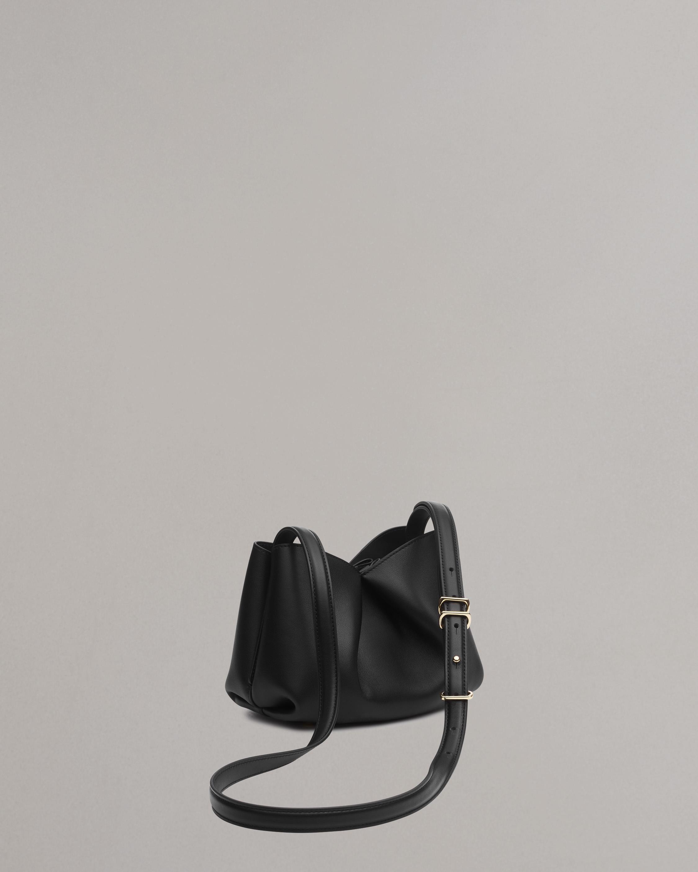 Bloom Small Italian Calf Leather Crossbody Bag image number 2