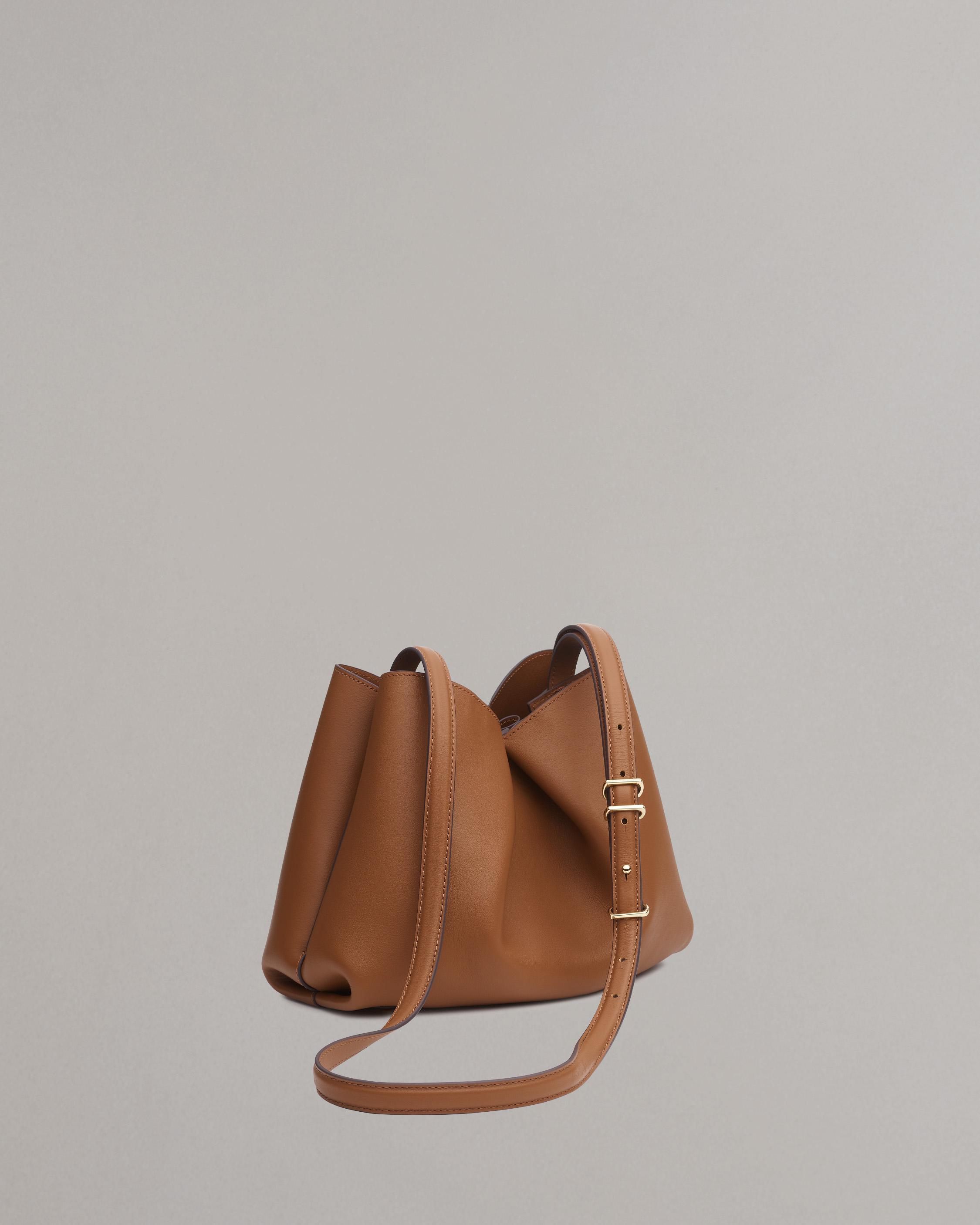 Bloom Medium Italian Calf Leather Crossbody Bag image number 2