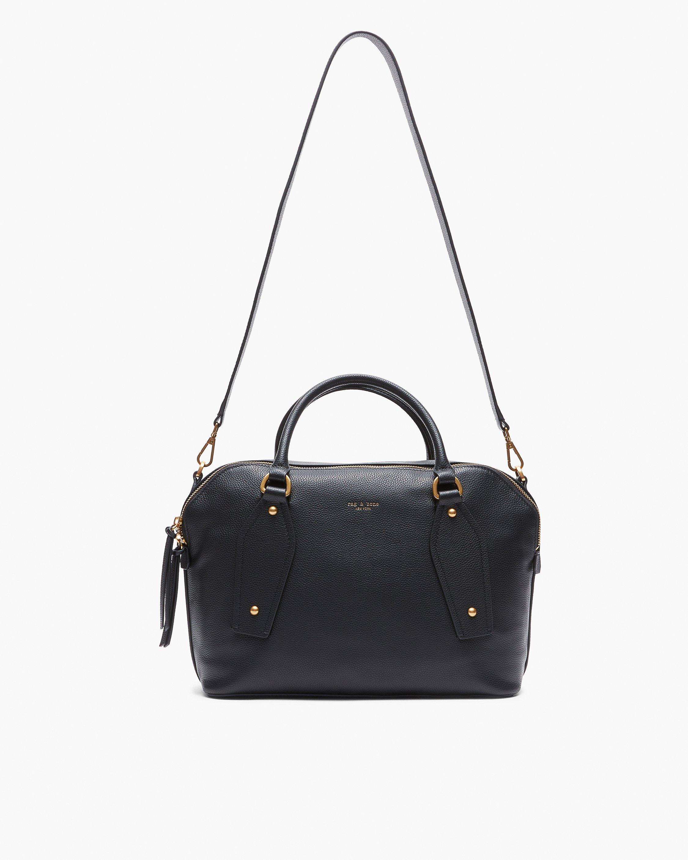 Gramercy Leather Medium Satchel - Black | rag & bone