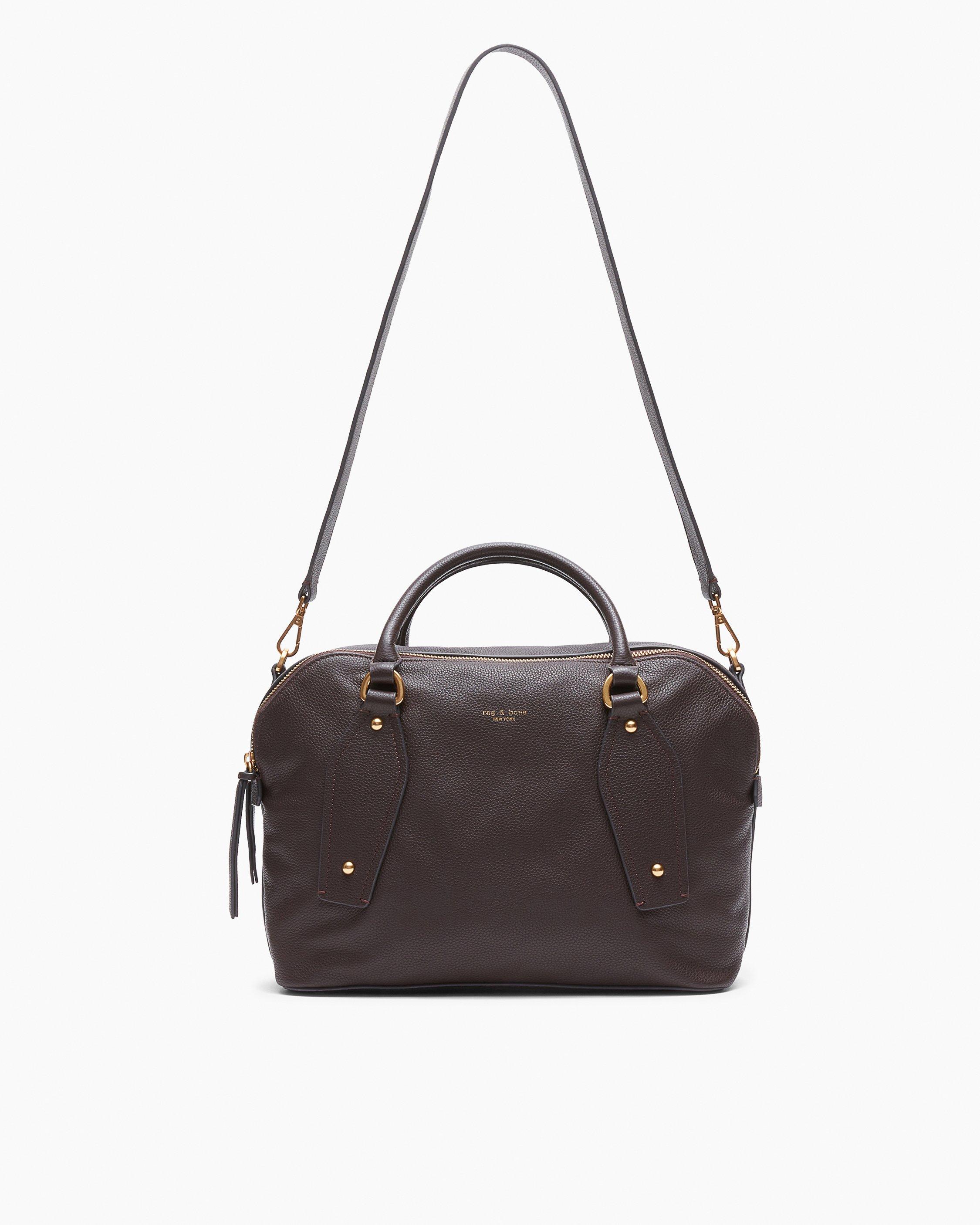 s　RAG POUND ラグパン Gramercy Medium Leather Satchel - Chocolate | rag & bone