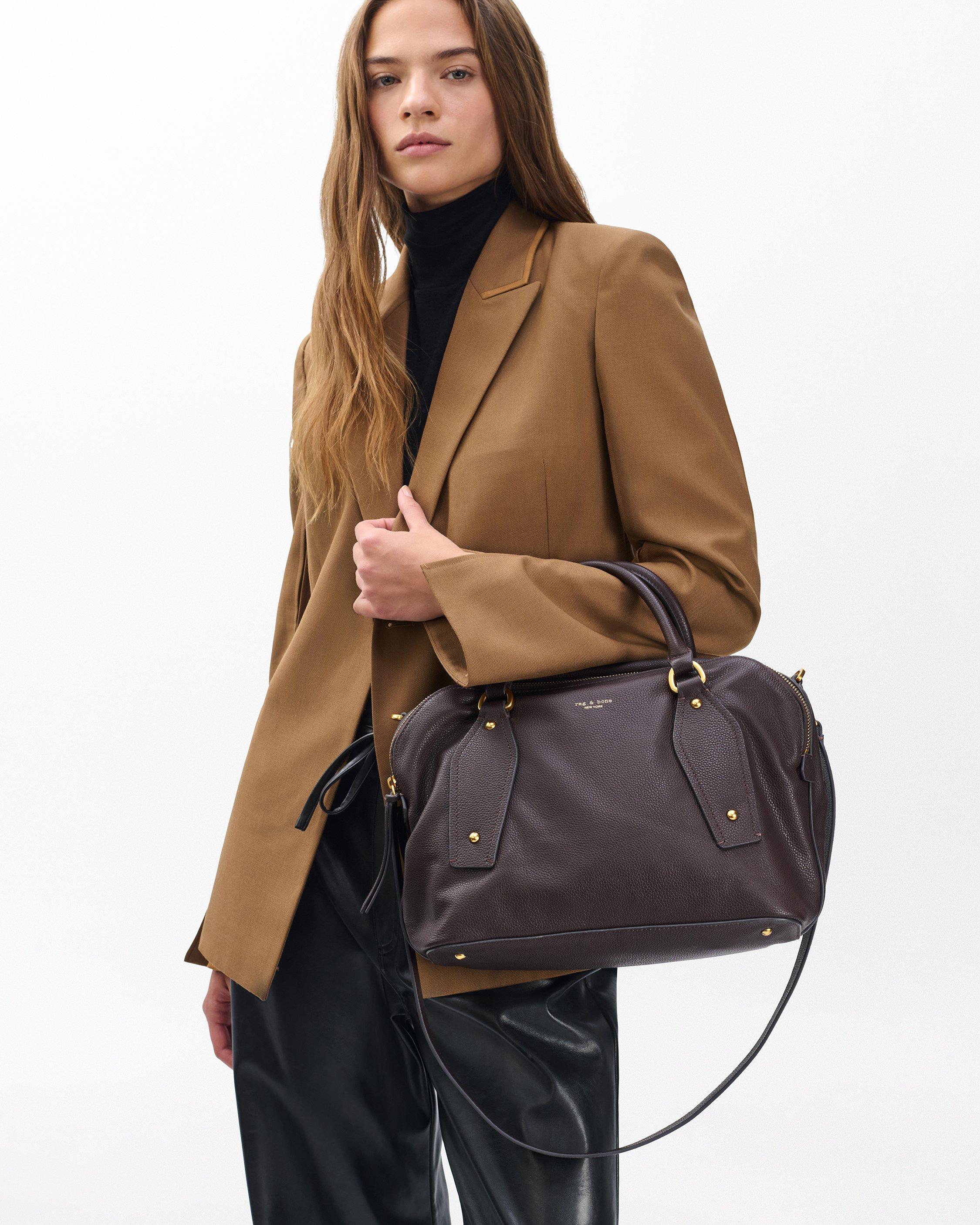 Gramercy Medium Leather Satchel image number 2