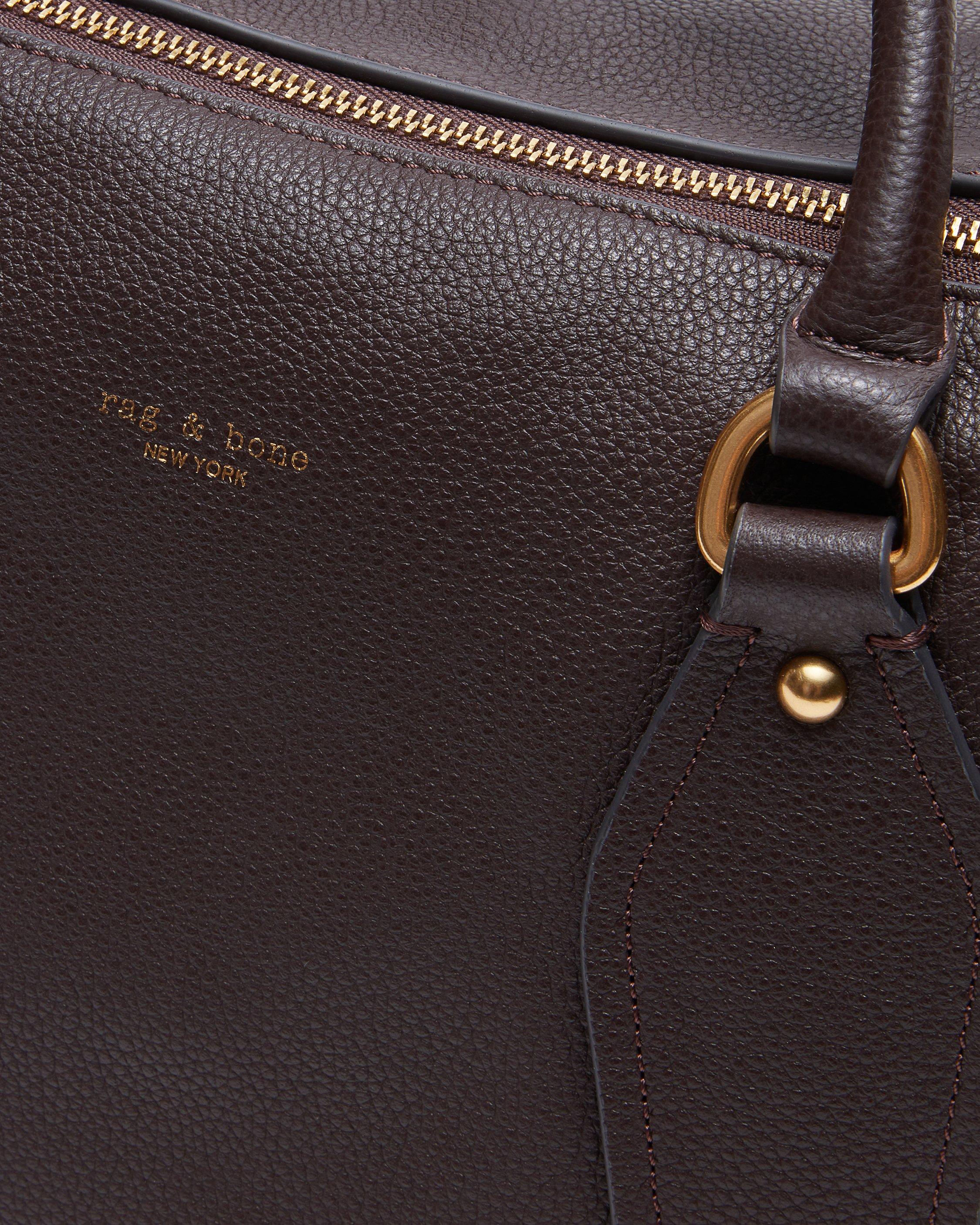 Gramercy Medium Leather Satchel image number 8
