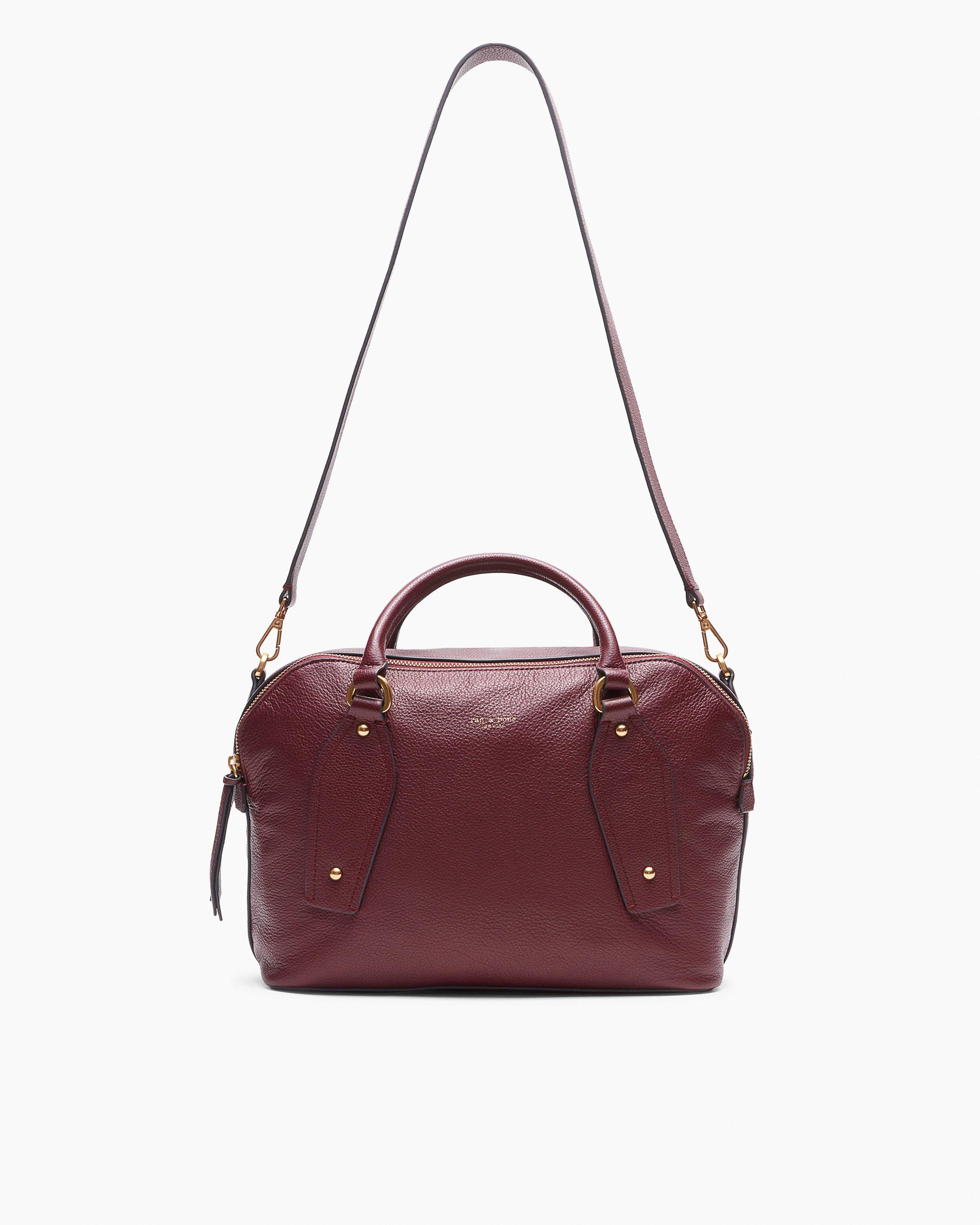 Gramercy Leather Medium Satchel - Garnet | rag & bone