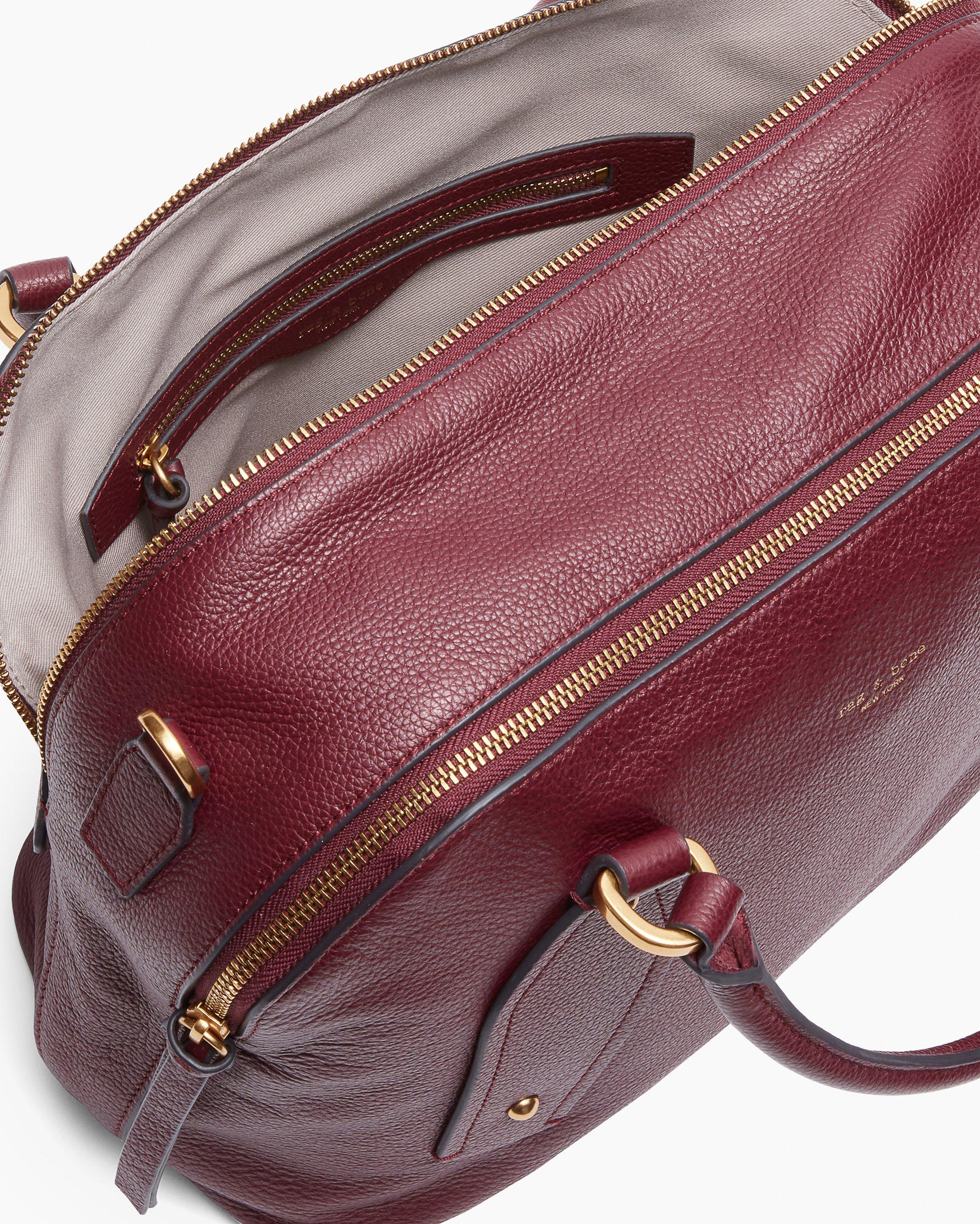 Gramercy Medium Leather Satchel image number 6