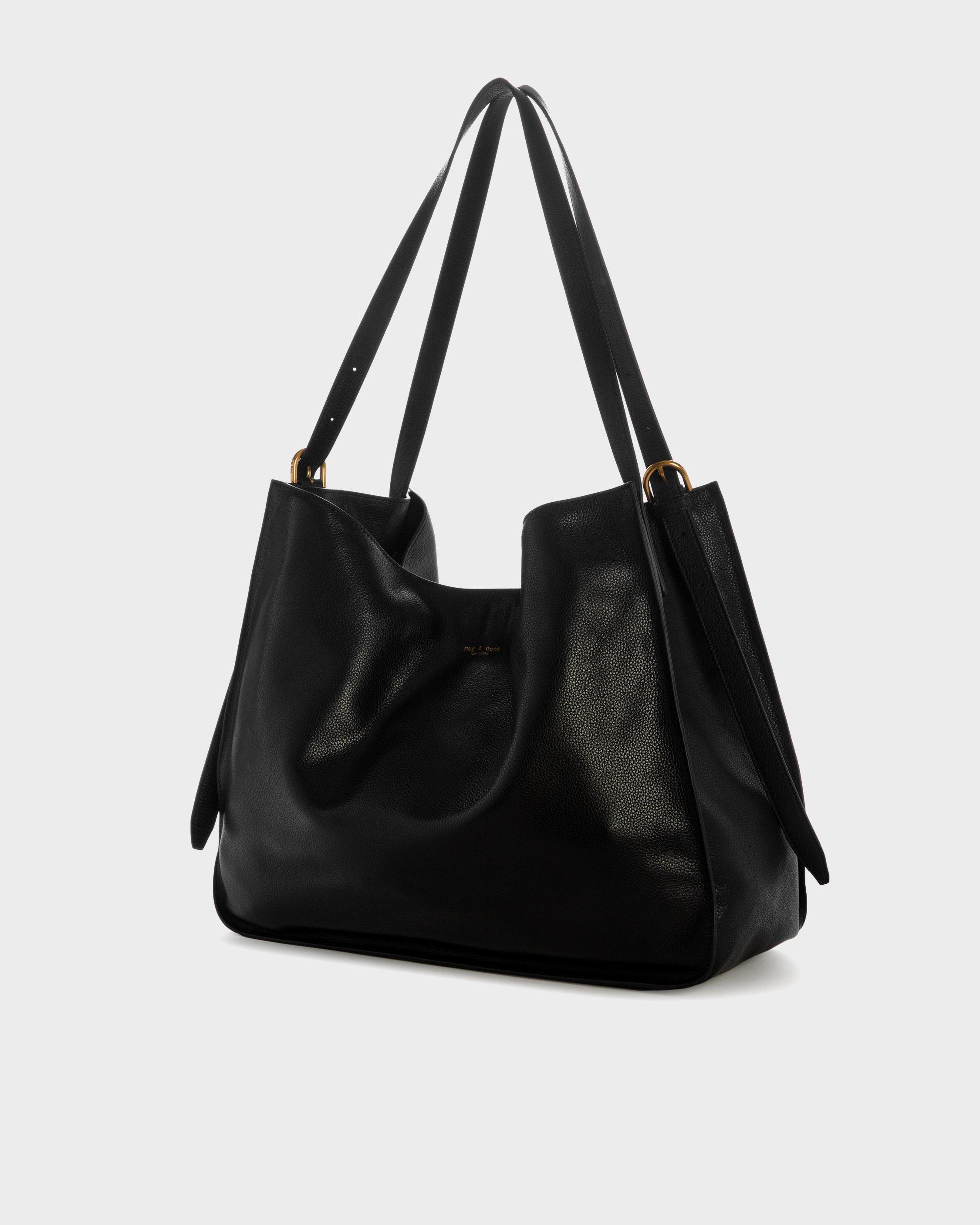 River Pebbled Leather Tote image number 3