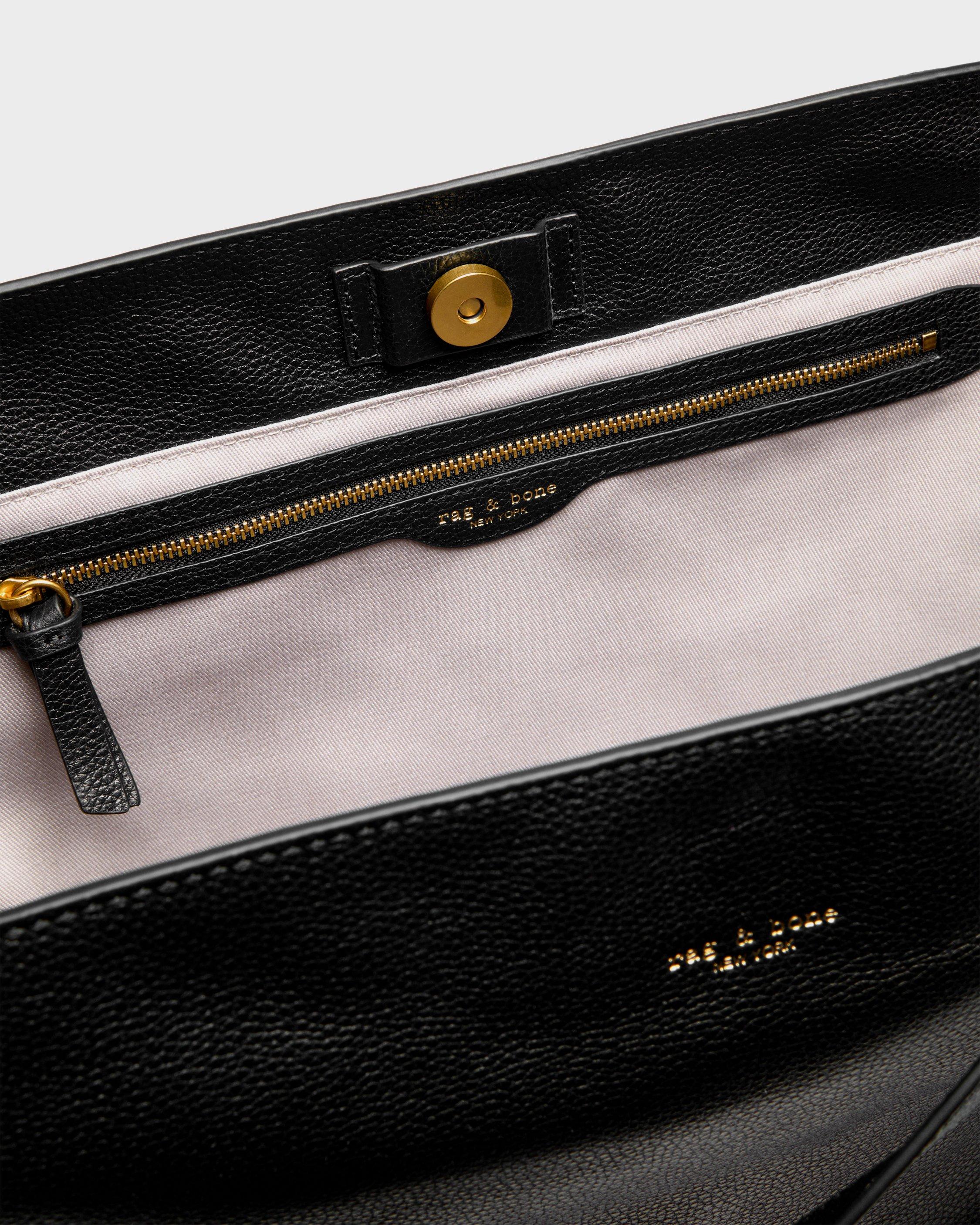 River Pebbled Leather Tote image number 5