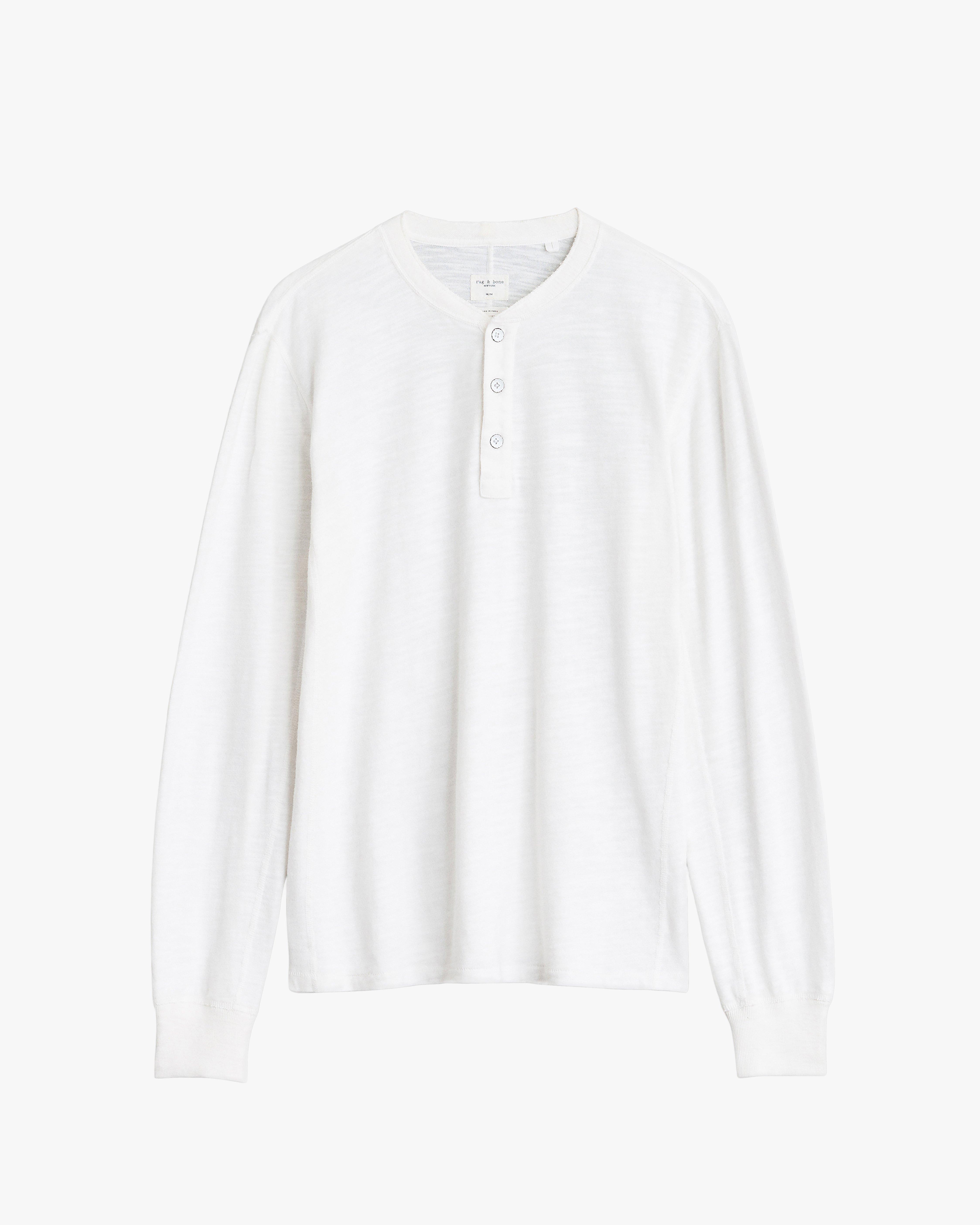 Classic Long-Sleeve Men's Henley | rag & bone