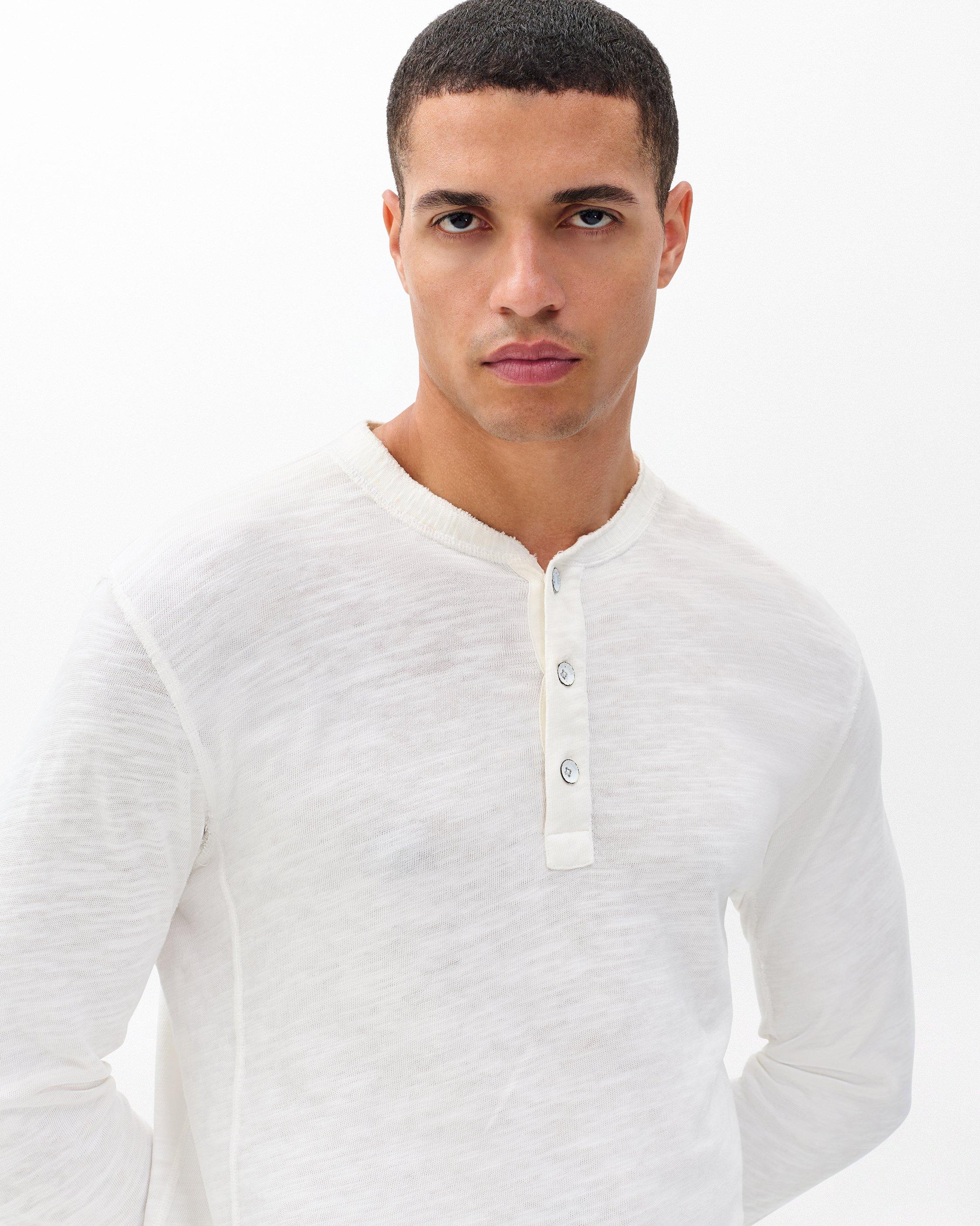 Classic Slub Henley image number 4