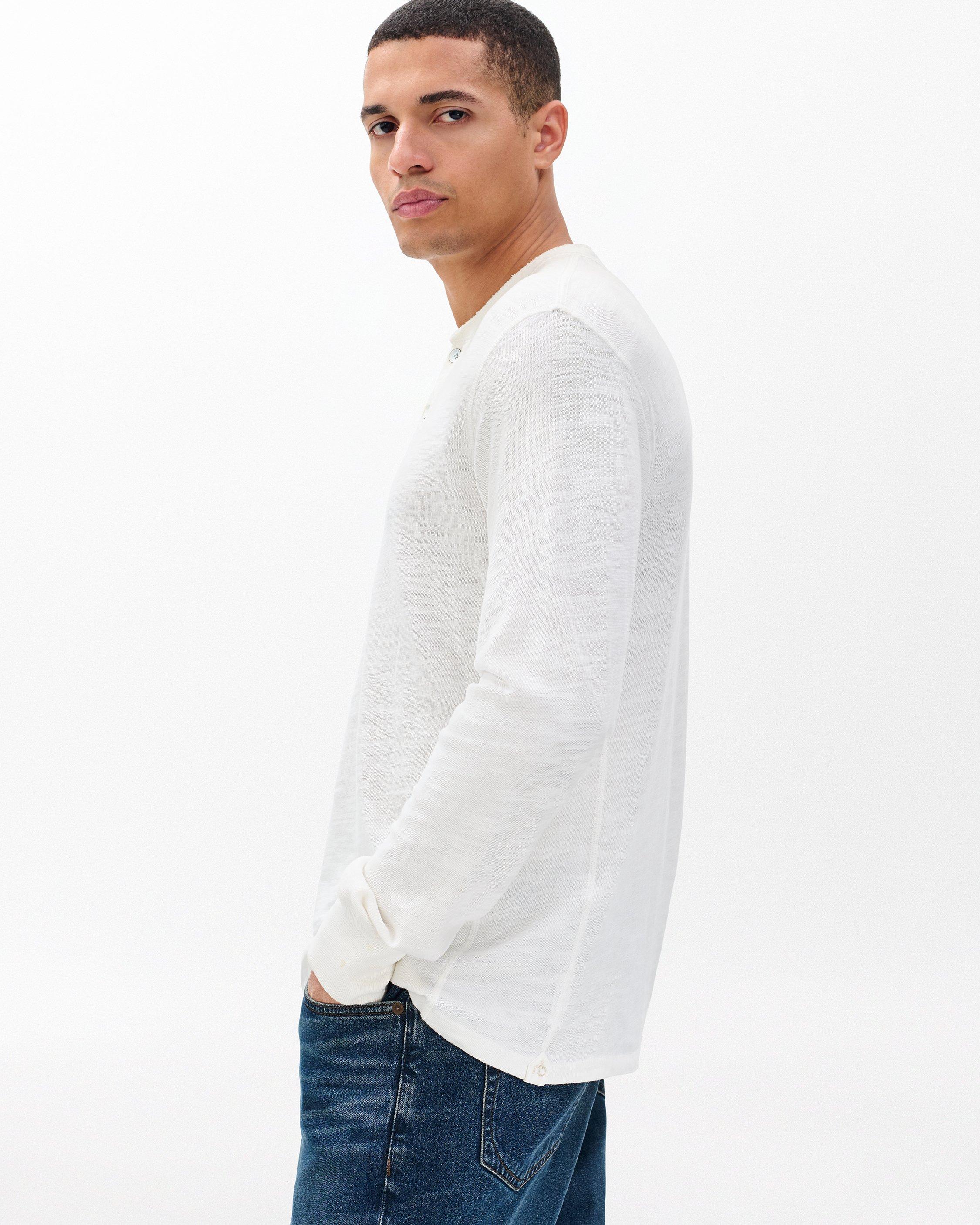 Classic Slub Henley image number 5