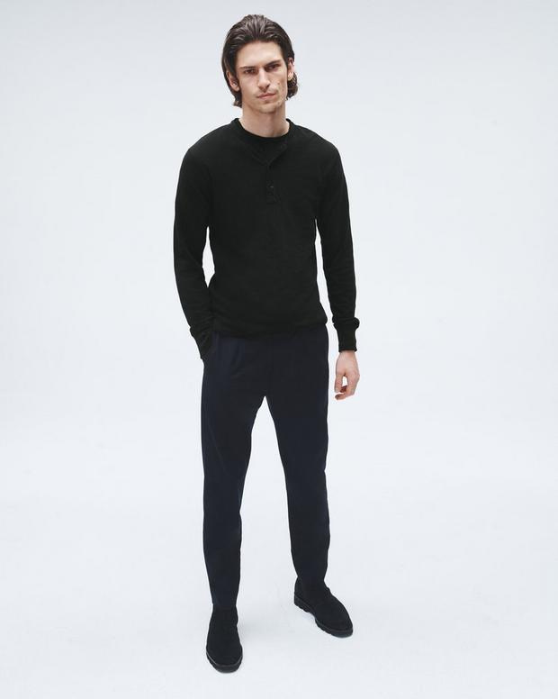 Classic Flame Long Sleeve Henley image number 1