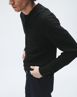 Classic Flame Long Sleeve Henley image number 3