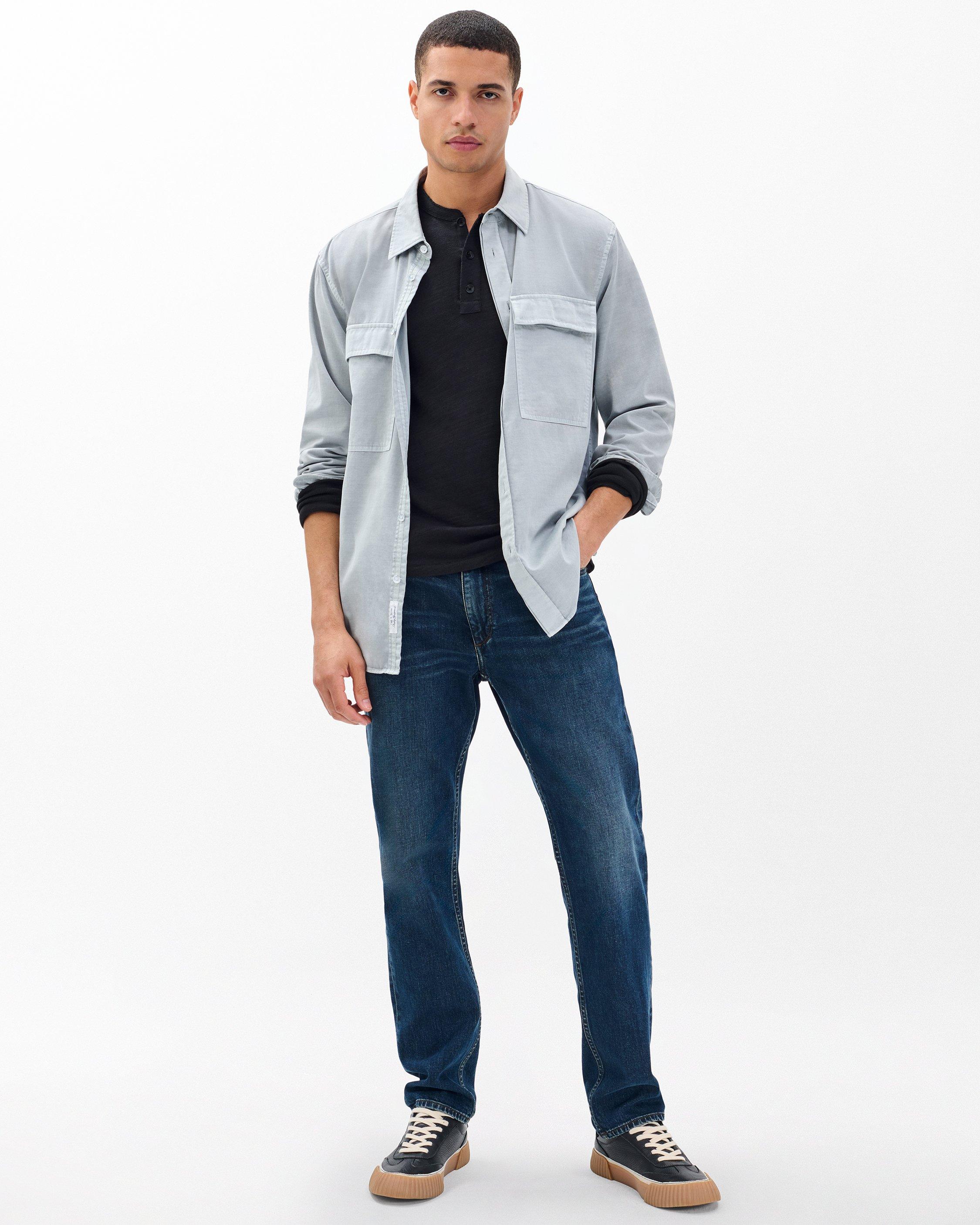 Classic Slub Henley image number 3