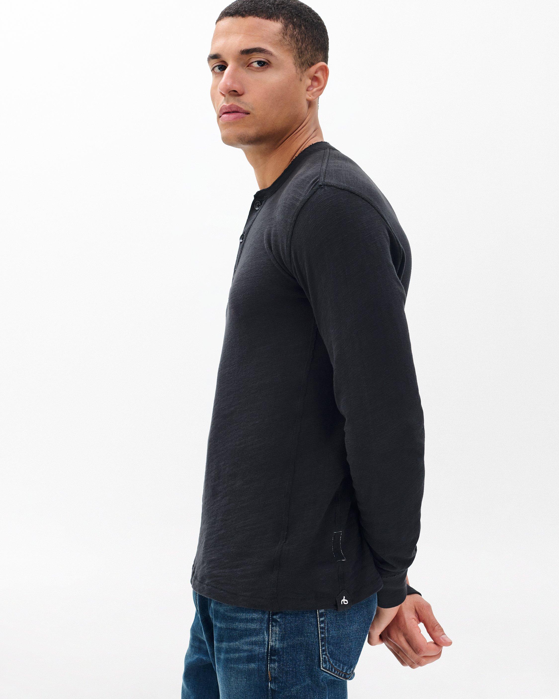 Classic Slub Henley image number 5