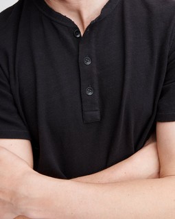 Classic Flame Short Sleeve Henley image number 5