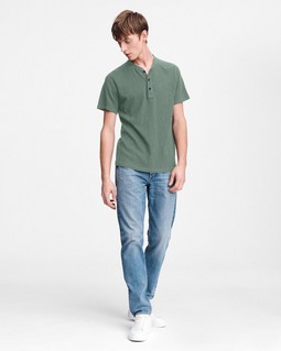 Classic Cotton Henley image number 4