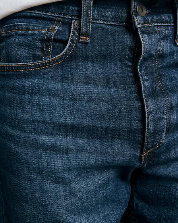 Fit 2 - Throop: Slim Fit Mid Indigo Authentic Stretch Jean Fit 2 - Throop: Slim Fit Mid Indigo Authentic Stretch Jean