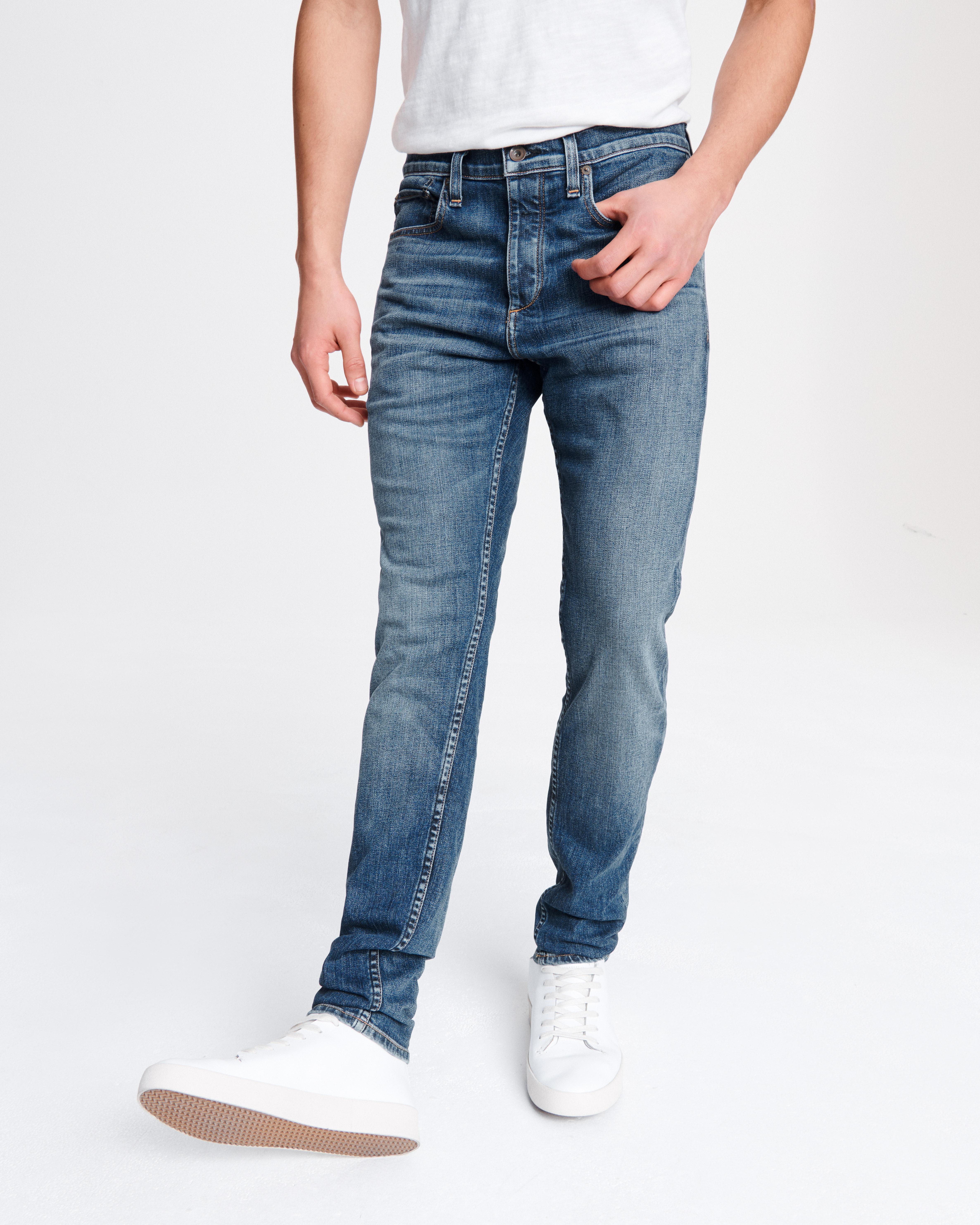 Slim Fit Jeans authentic indigo washed