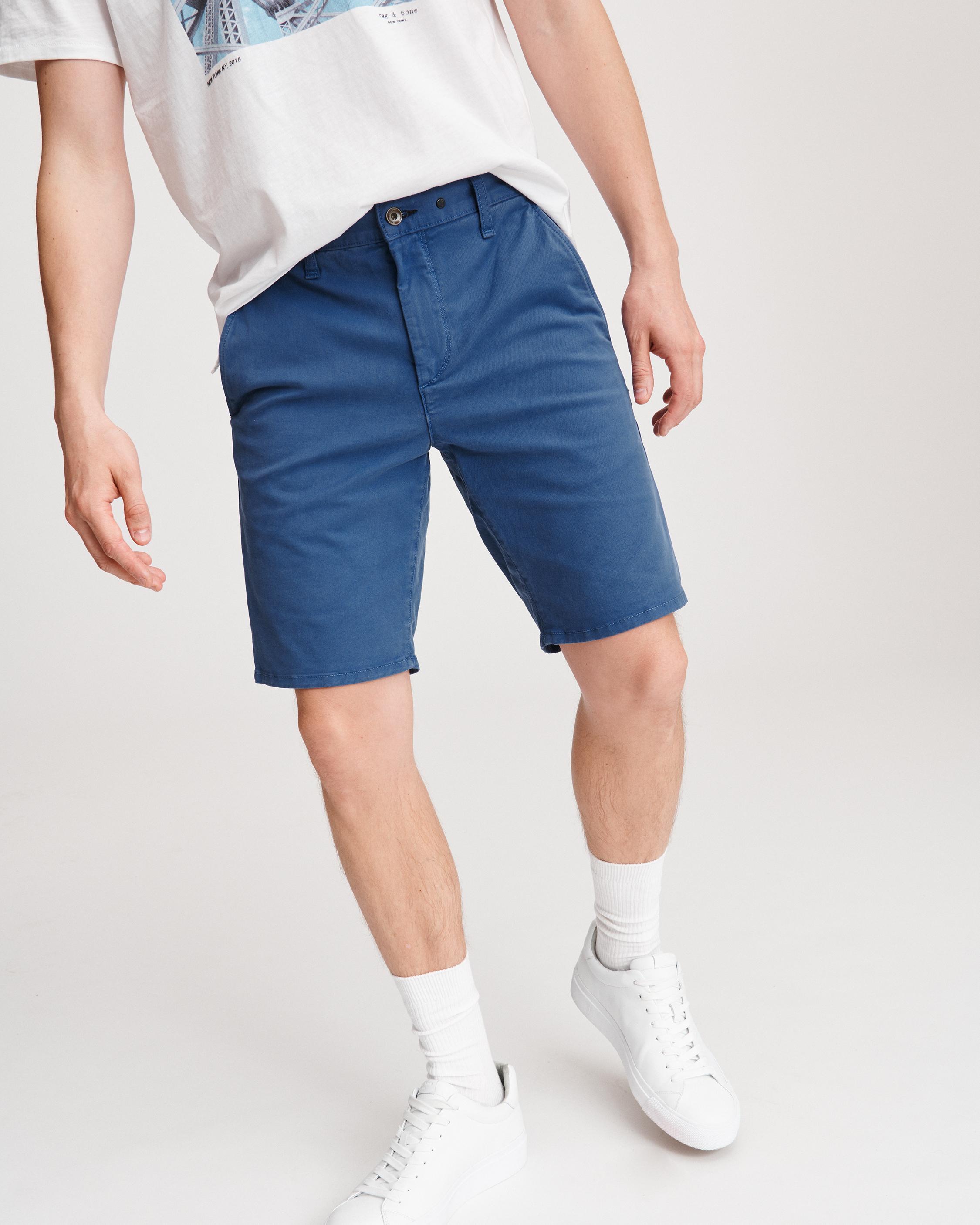 Classic Chino Shorts for Men in Workwear Blue | rag & bone