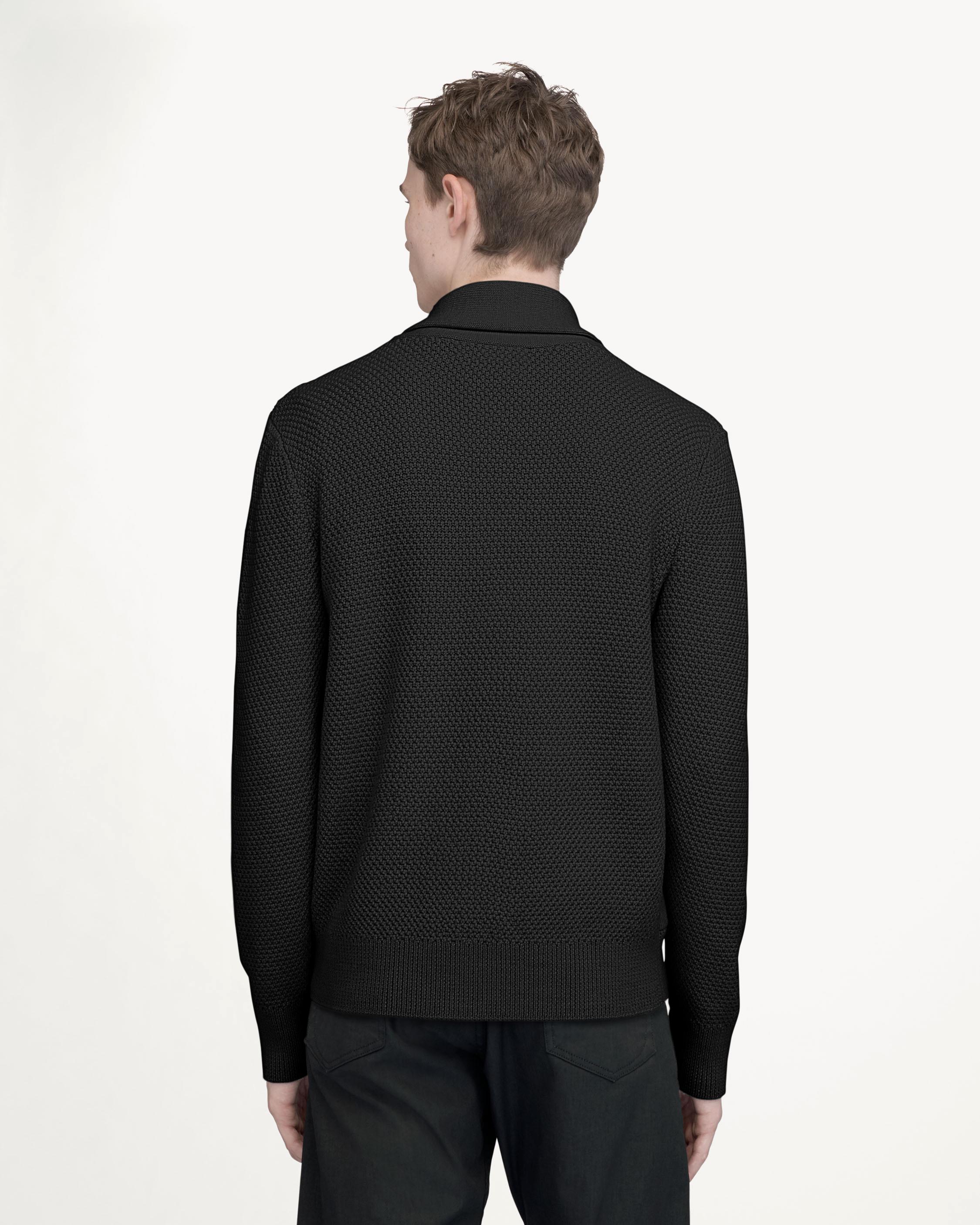 CARDIFF SHAWL CARDIGAN Black rag bone