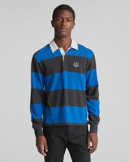 LONG-SLEEVE RUGBY POLO image number 1