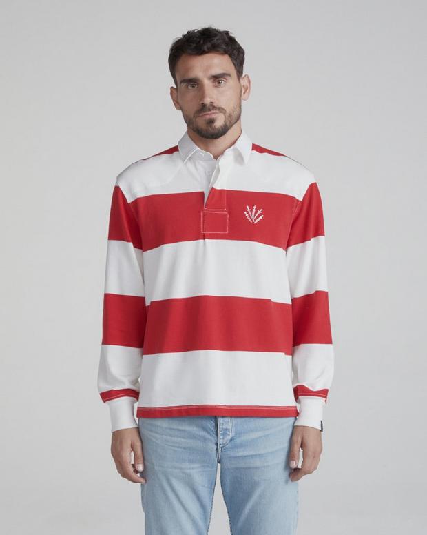 LONG SLEEVE RUGBY POLO image number 1