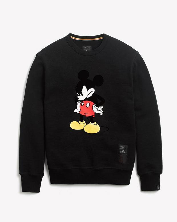 DETERMINED MICKEY SWEATSHIRT - Black | rag & bone DETERMINED MICKEY SWEATSHIRT - Black | rag & bone