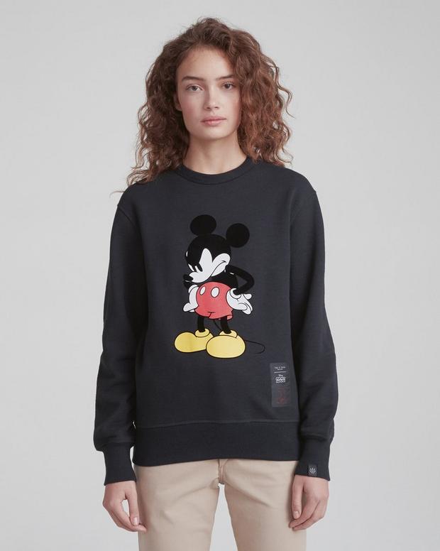 DETERMINED MICKEY SWEATSHIRT - Black | rag & bone DETERMINED MICKEY SWEATSHIRT - Black | rag & bone