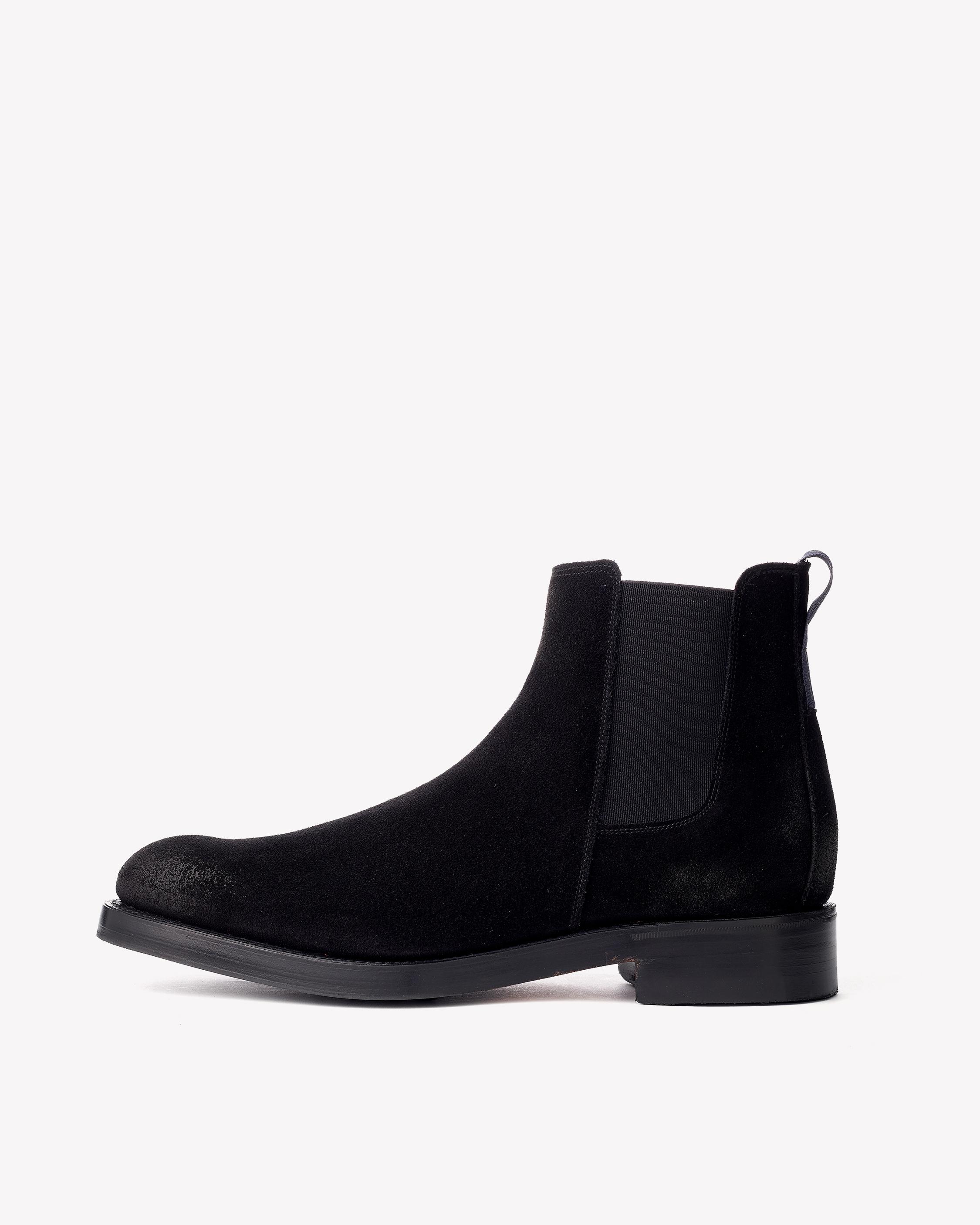 rag bone X Grenson CHELSEA BOOT Black Suede rag bone