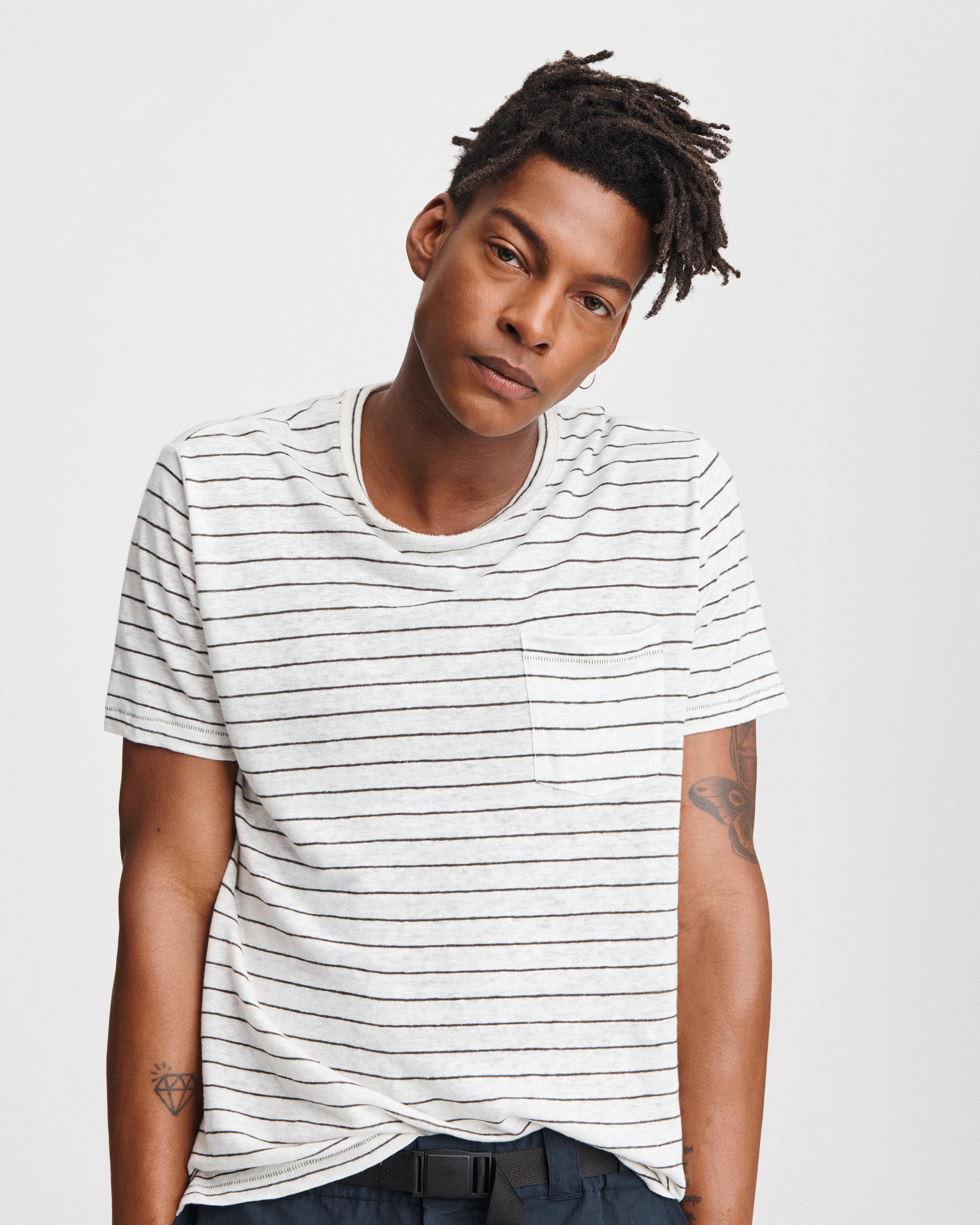 Rag and bone owen linen sale tee