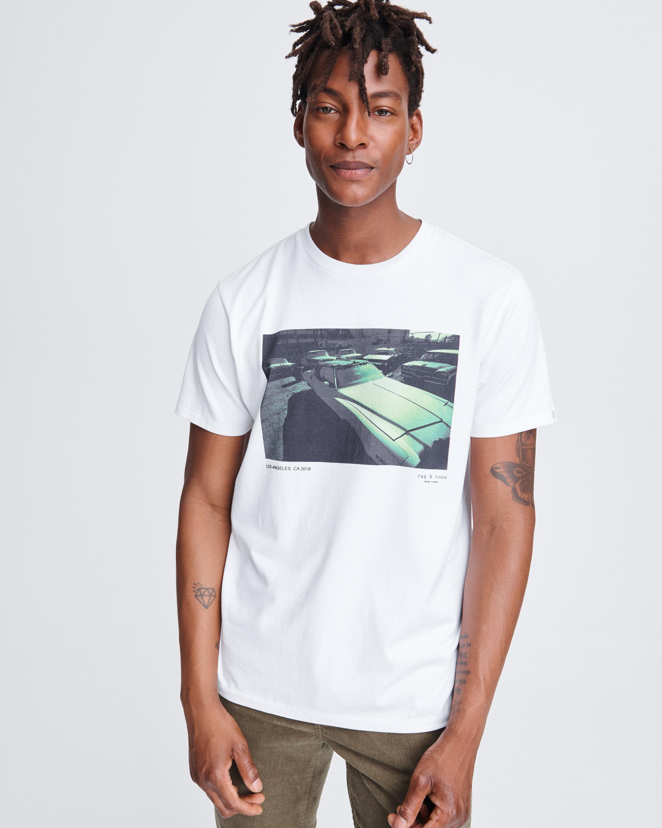 Oversized Car Graphic T-shirt