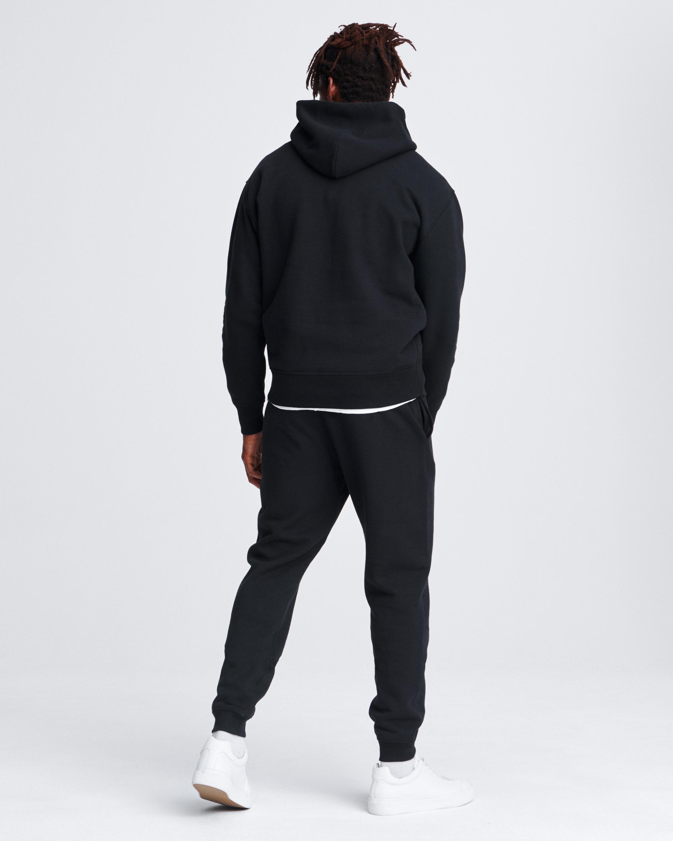 Damon Fleece Hoodie for Men in Black | rag & bone