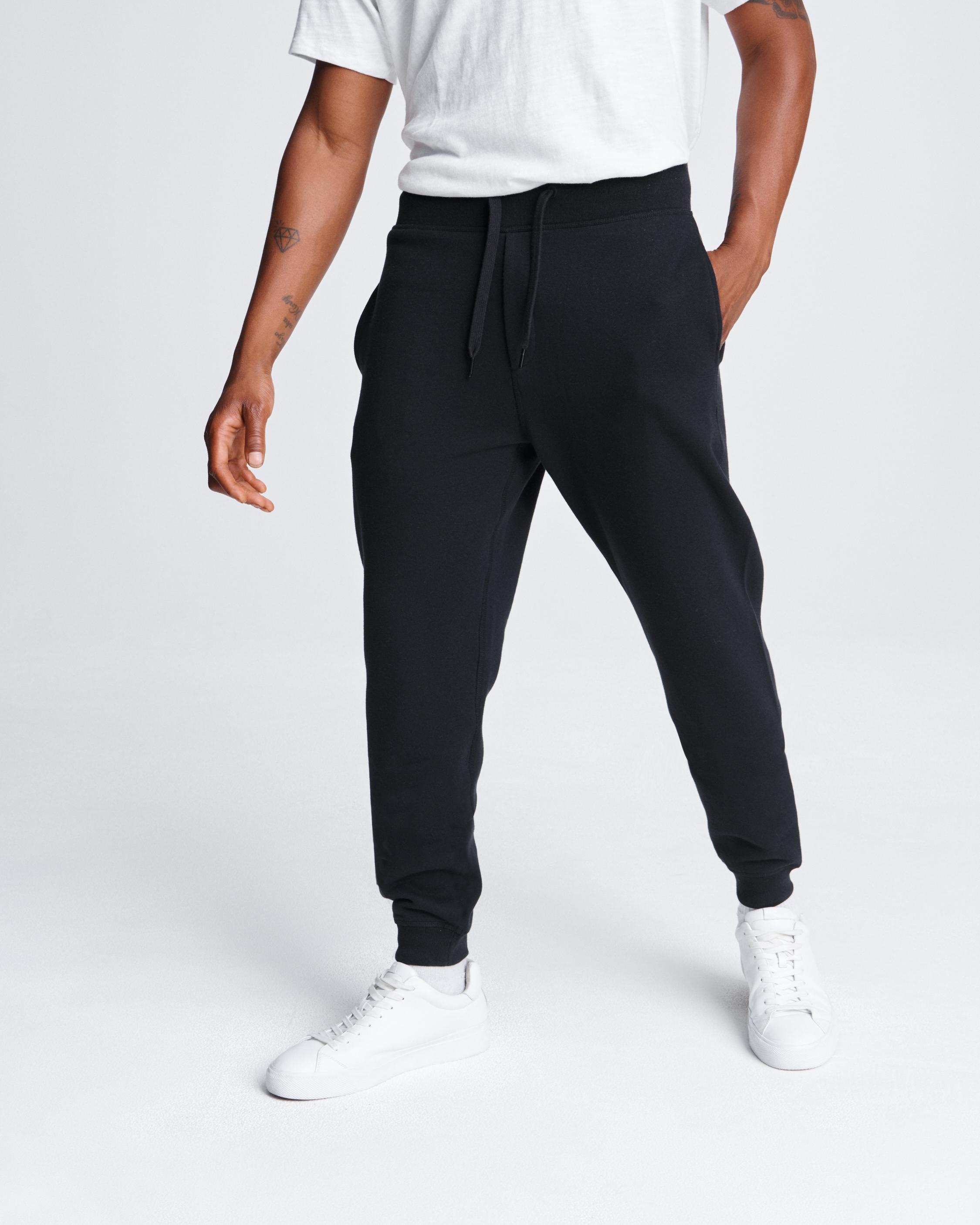 Damon Men s Fleece Sweatpants in Black rag bone