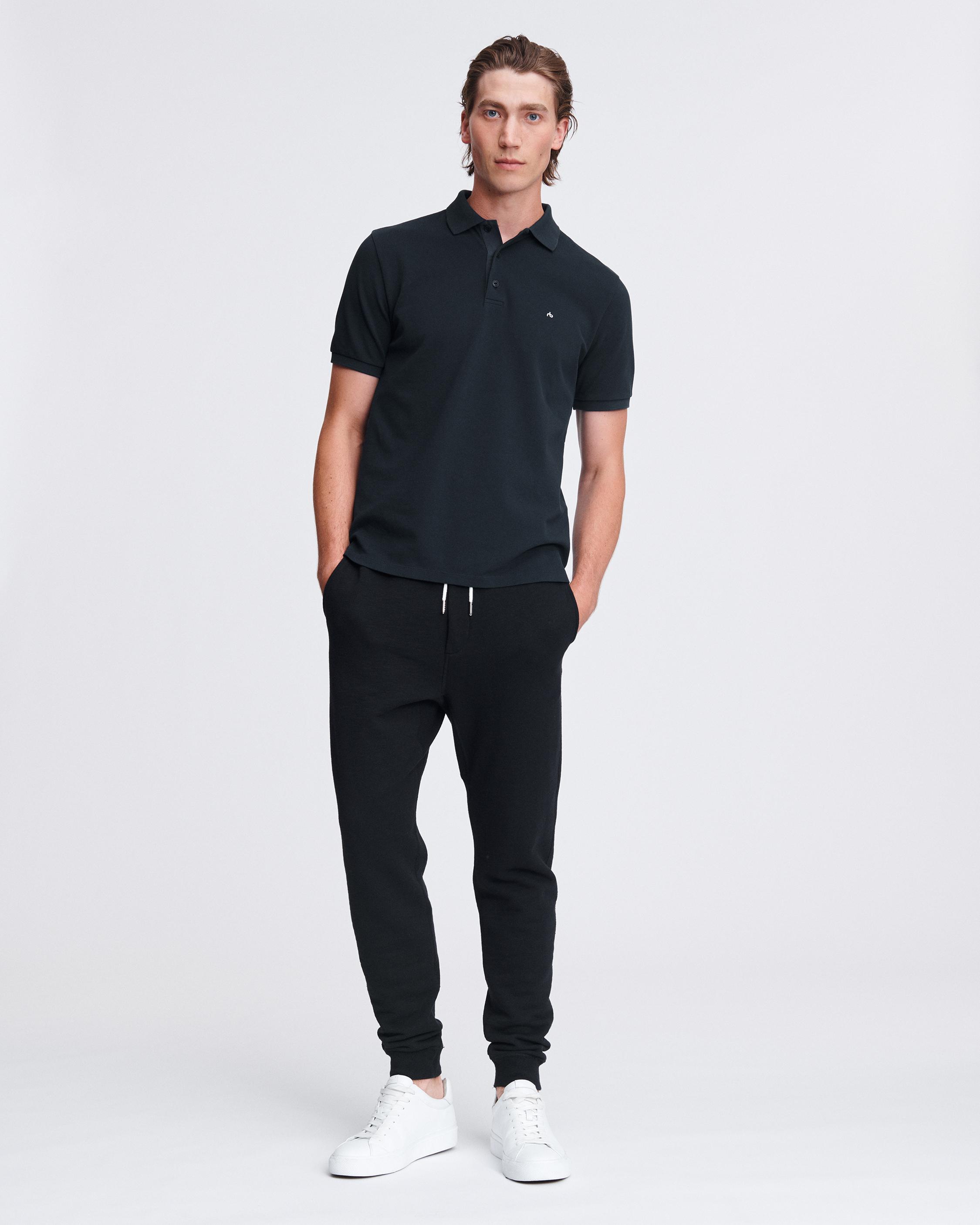 Rag and store bone pique polo