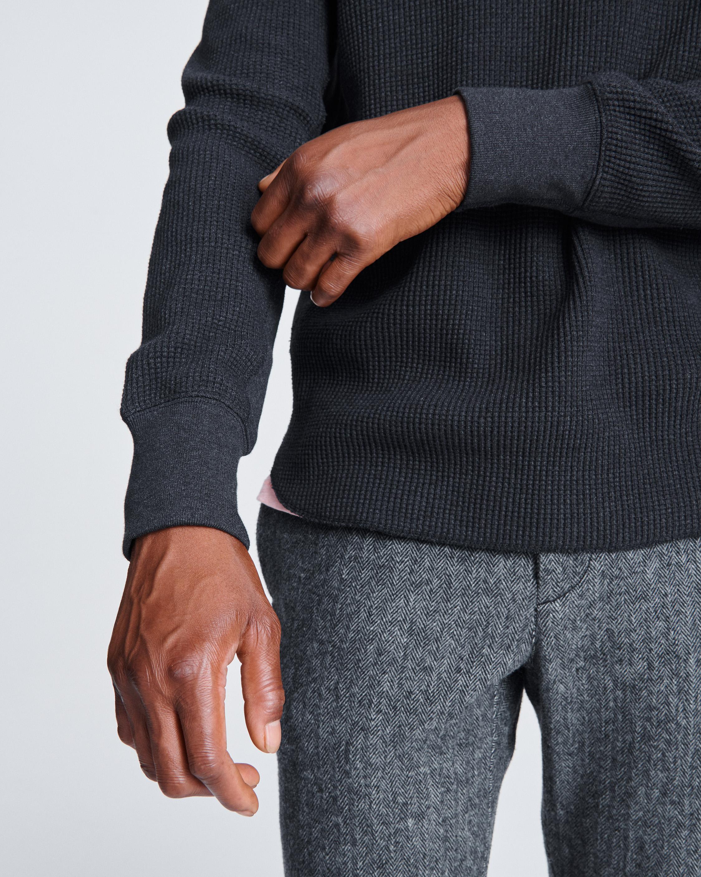 Waffle Thermal Hoodie for Men | rag & bone