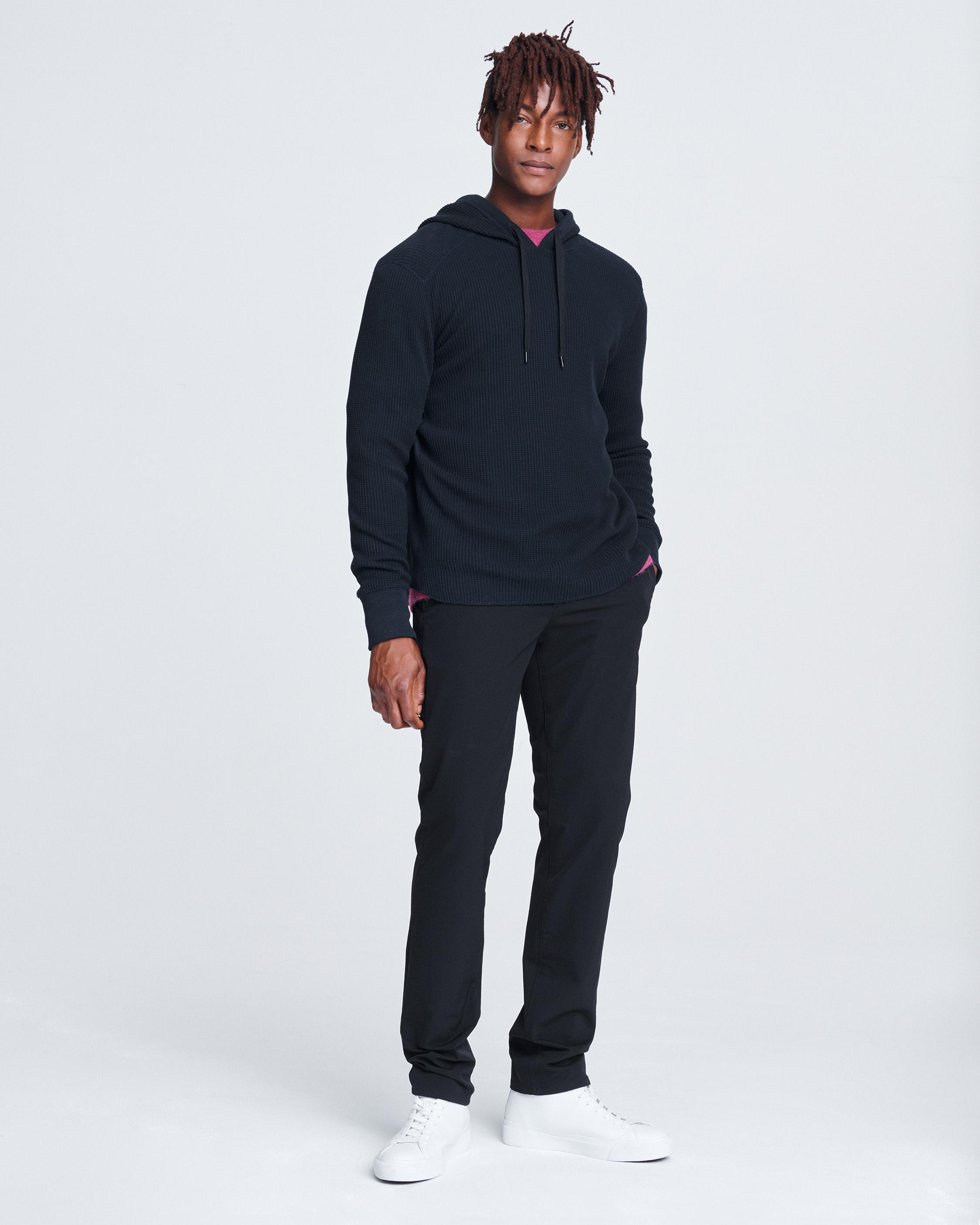 Waffle Thermal Hoodie for Men rag bone