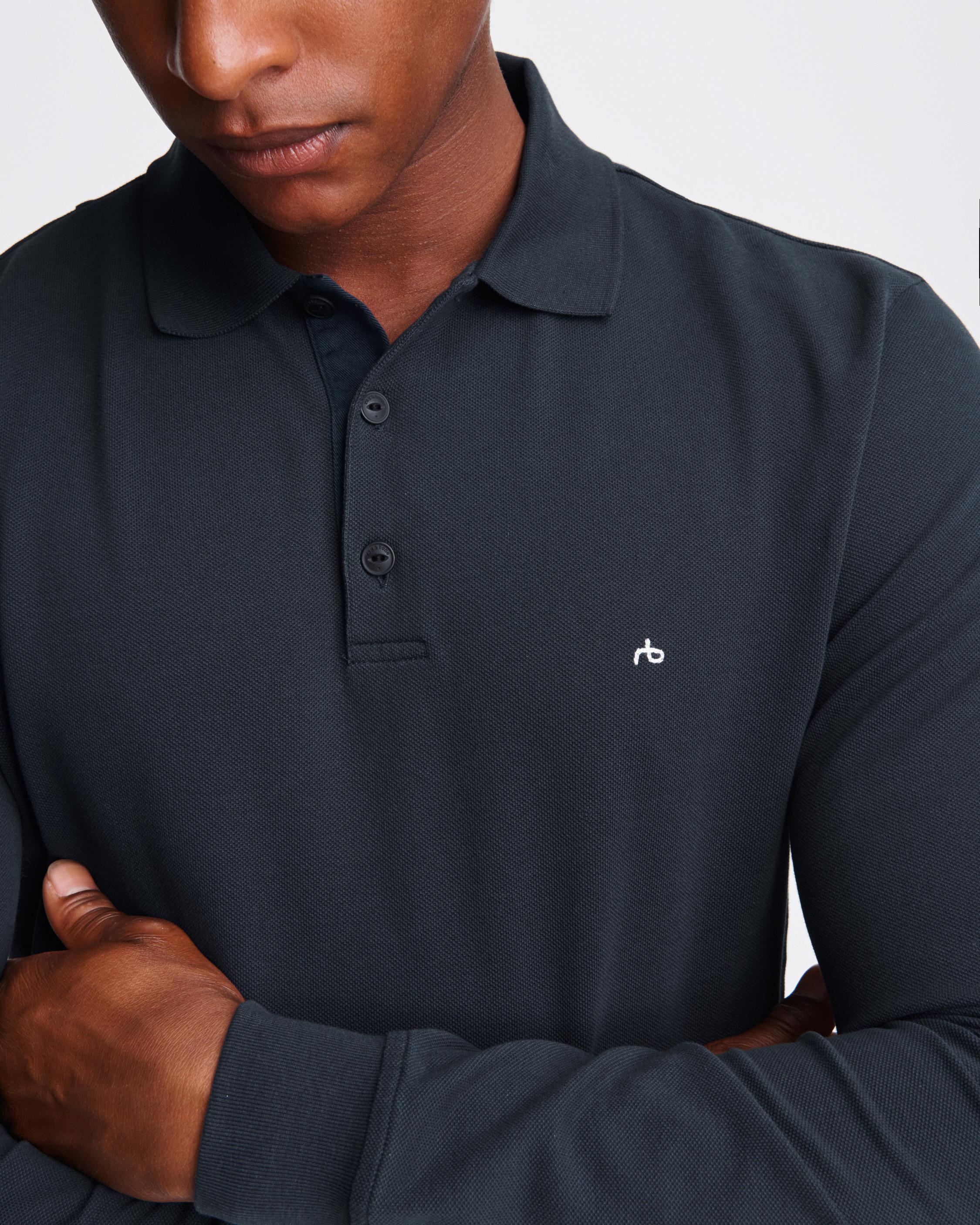 Rag and store bone pique polo