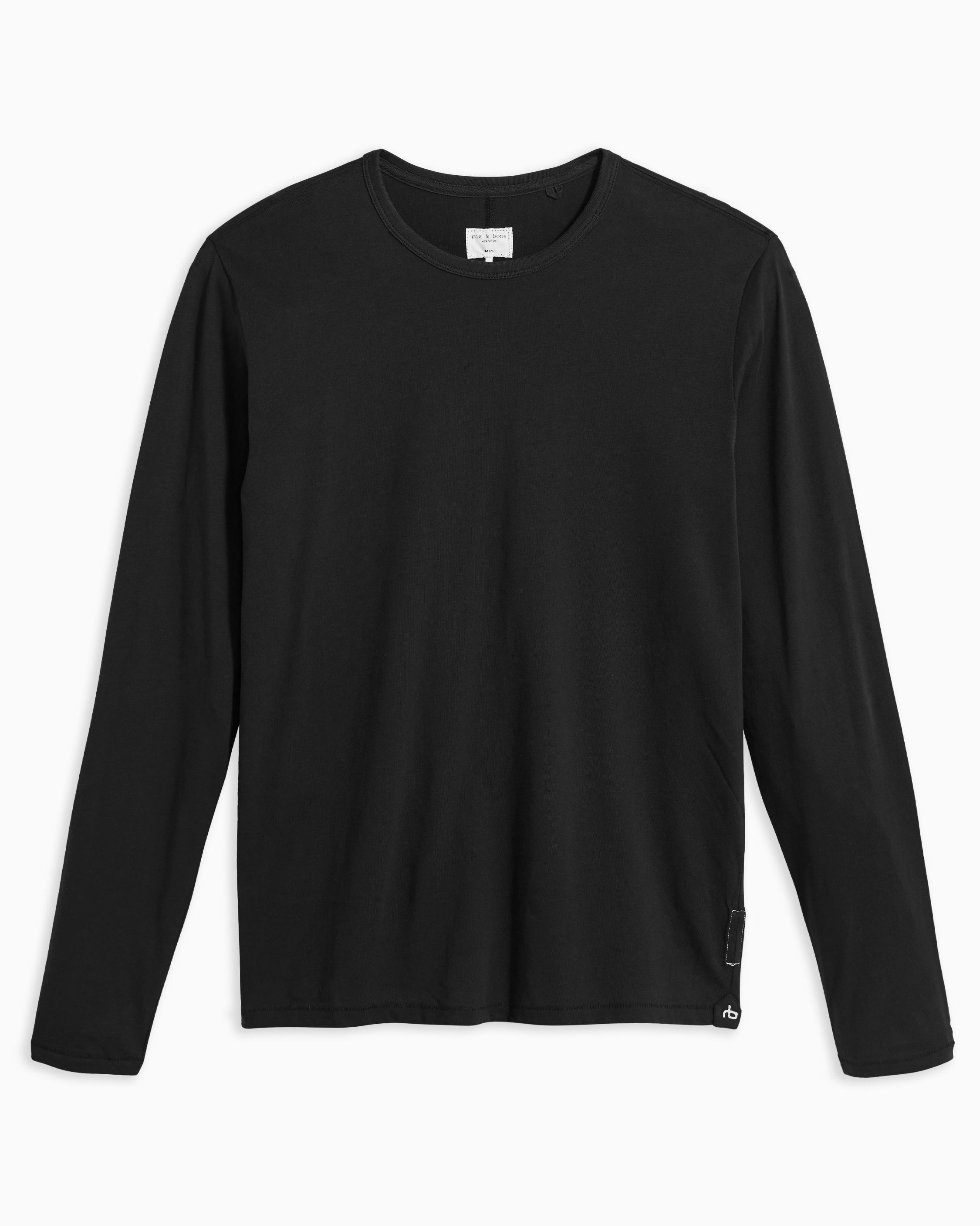 Basic T-shirt with long sleeves