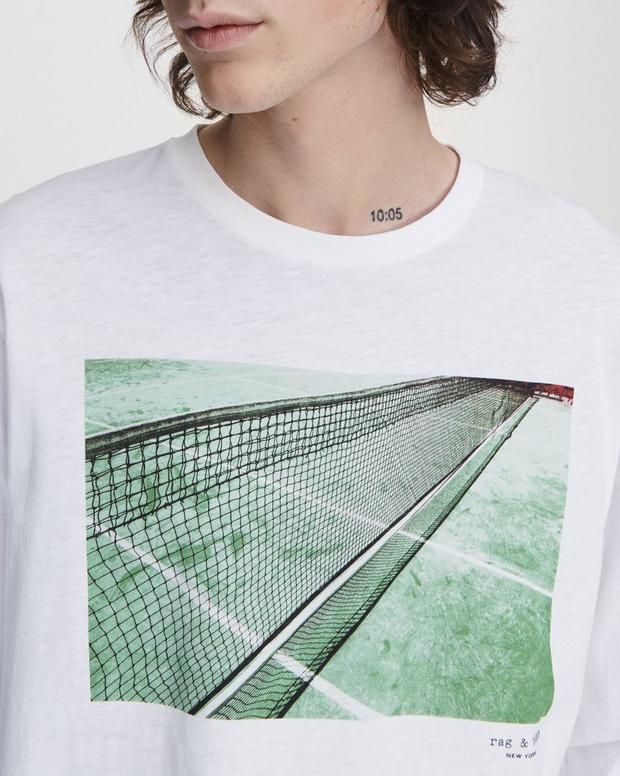 Tennis Court Cotton Tee image number 5