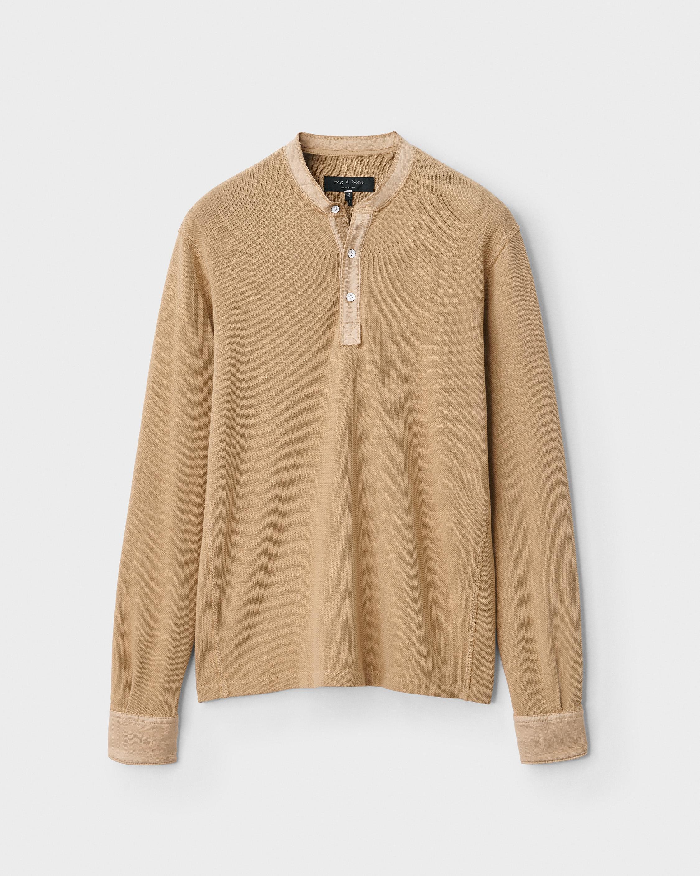 Blake Cotton Henley Khaki rag & bone