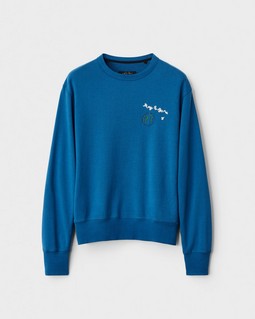 Hand Embroidered Cotton City Sweatshirt image number 2