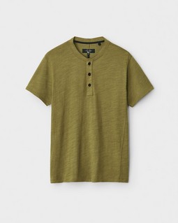 Flame Cotton Henley image number 2