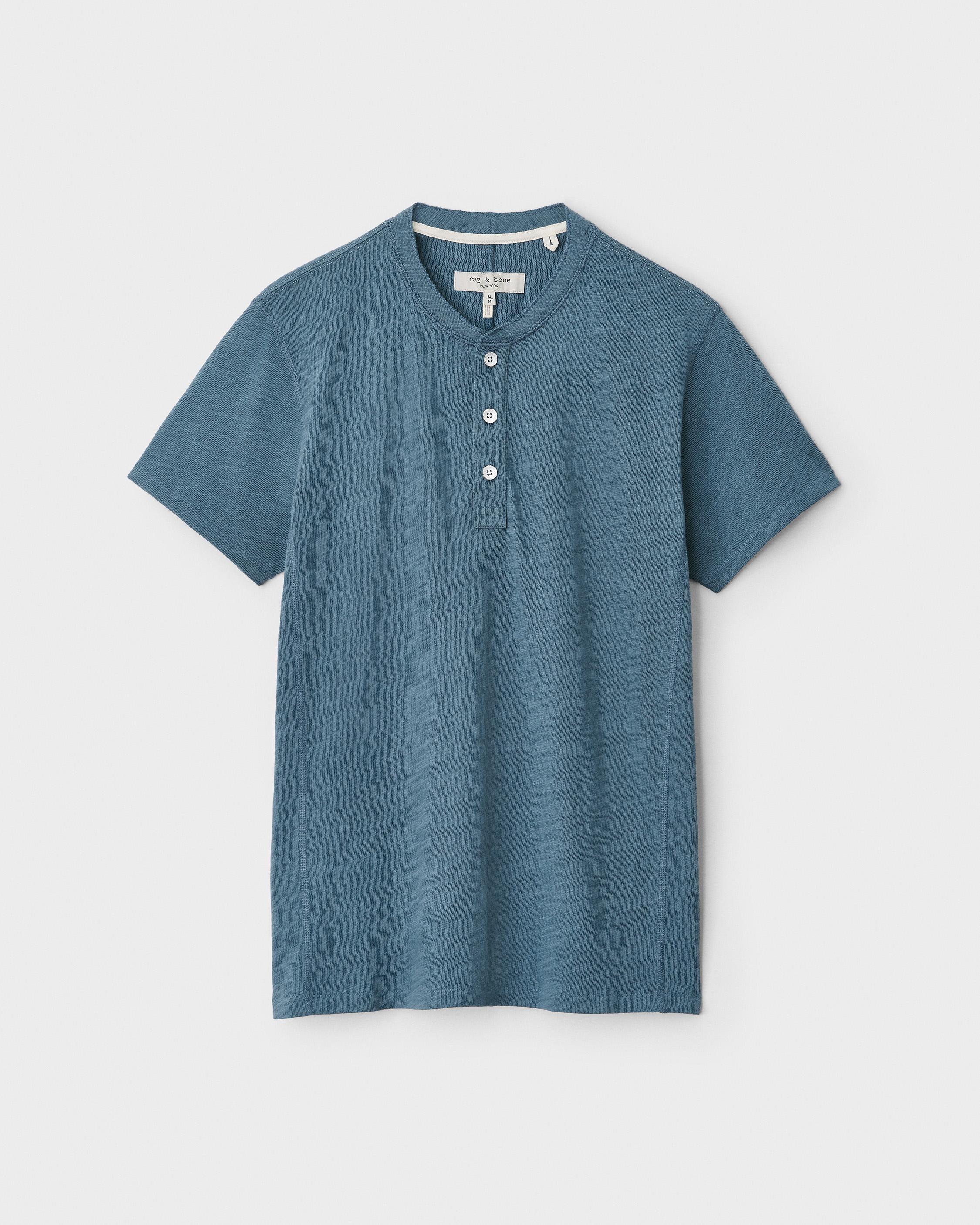 Flame Cotton Henley image number 2