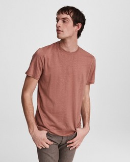Linen Cotton Jersey Tee image number 1