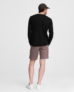 Linen Cotton Jersey Long Sleeve Tee image number 5