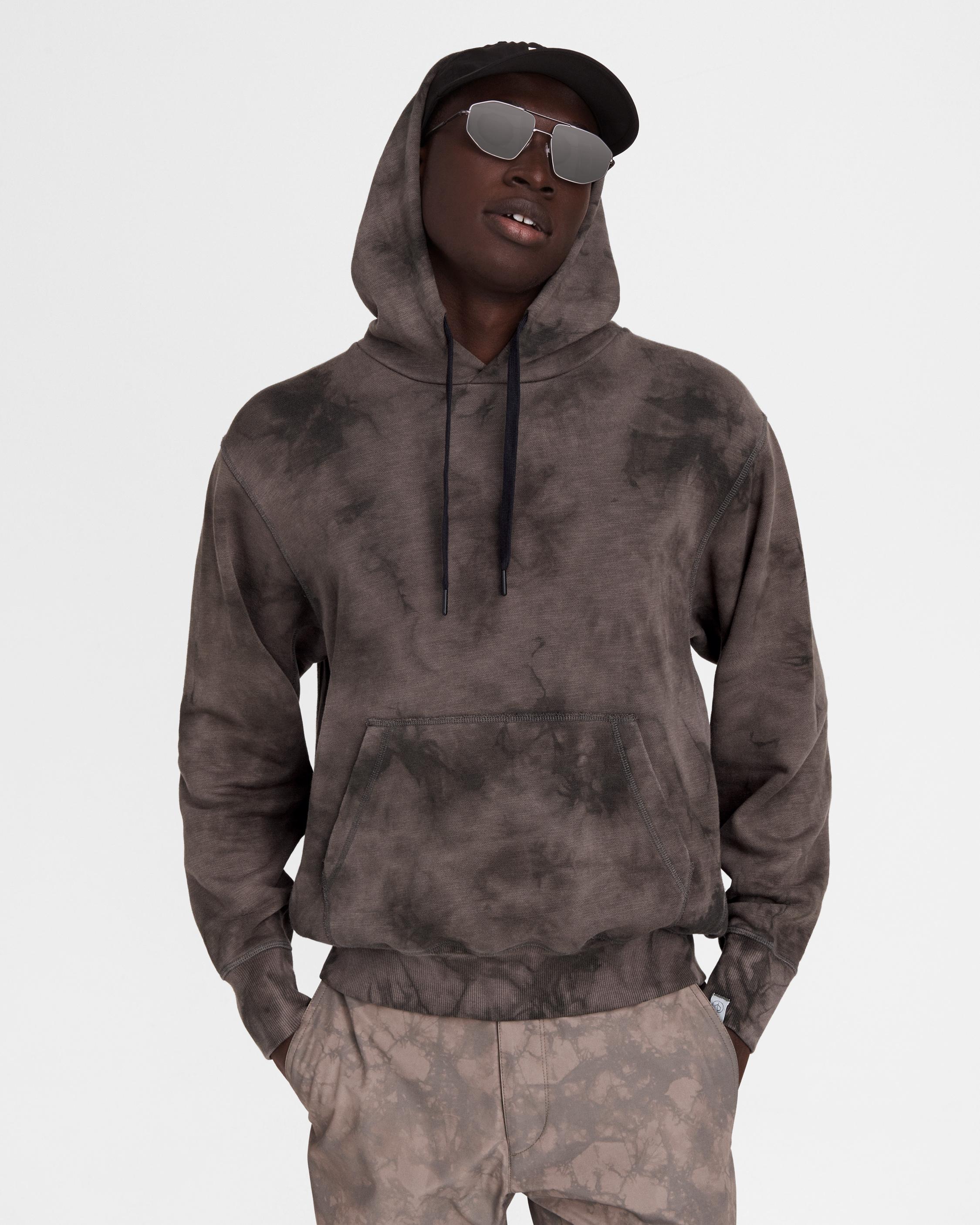 Tie-Dye Shearling Hoody - Men - Ready-to-Wear