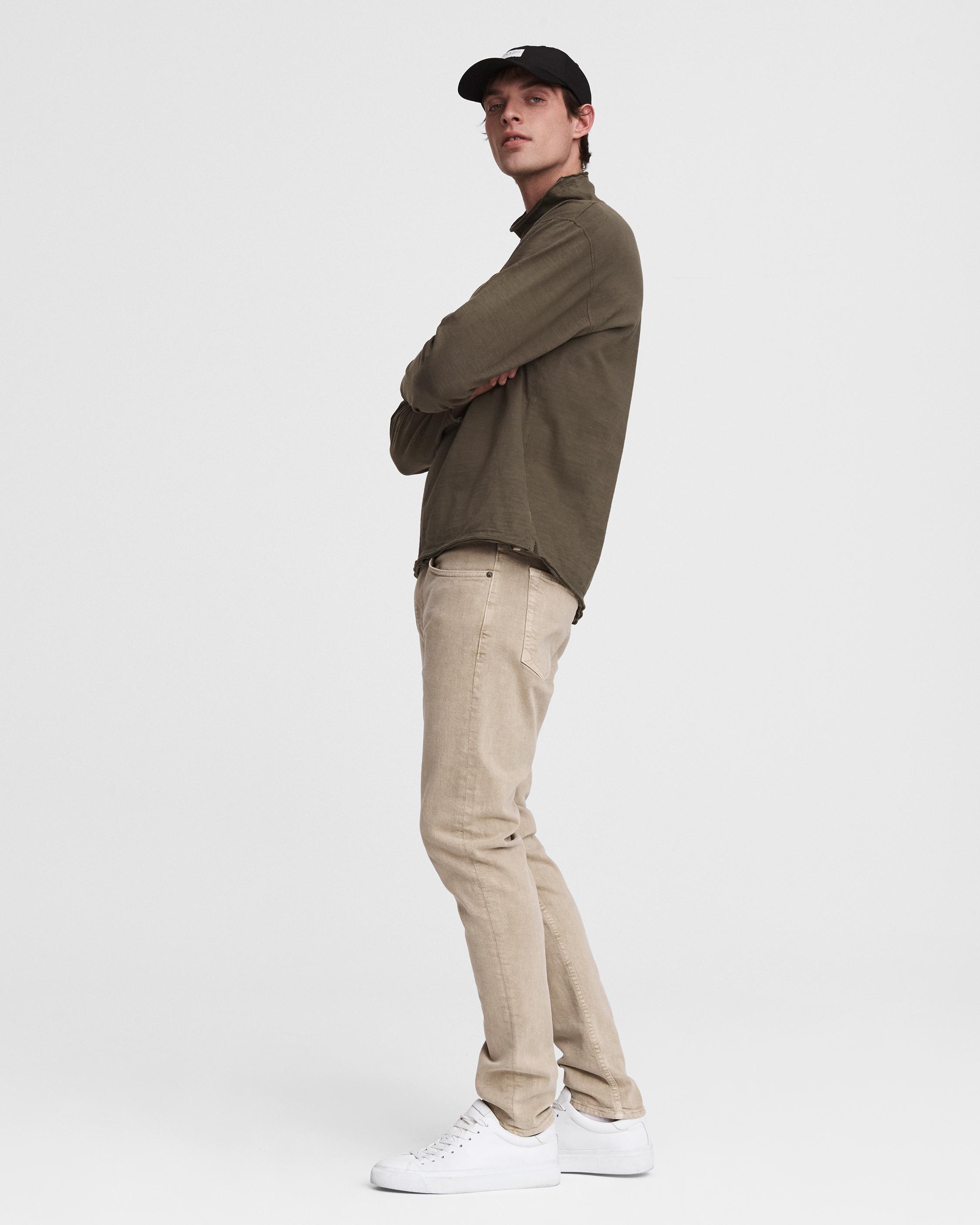 Kirby Cotton Funnel Neck - Dark Olive | rag & bone