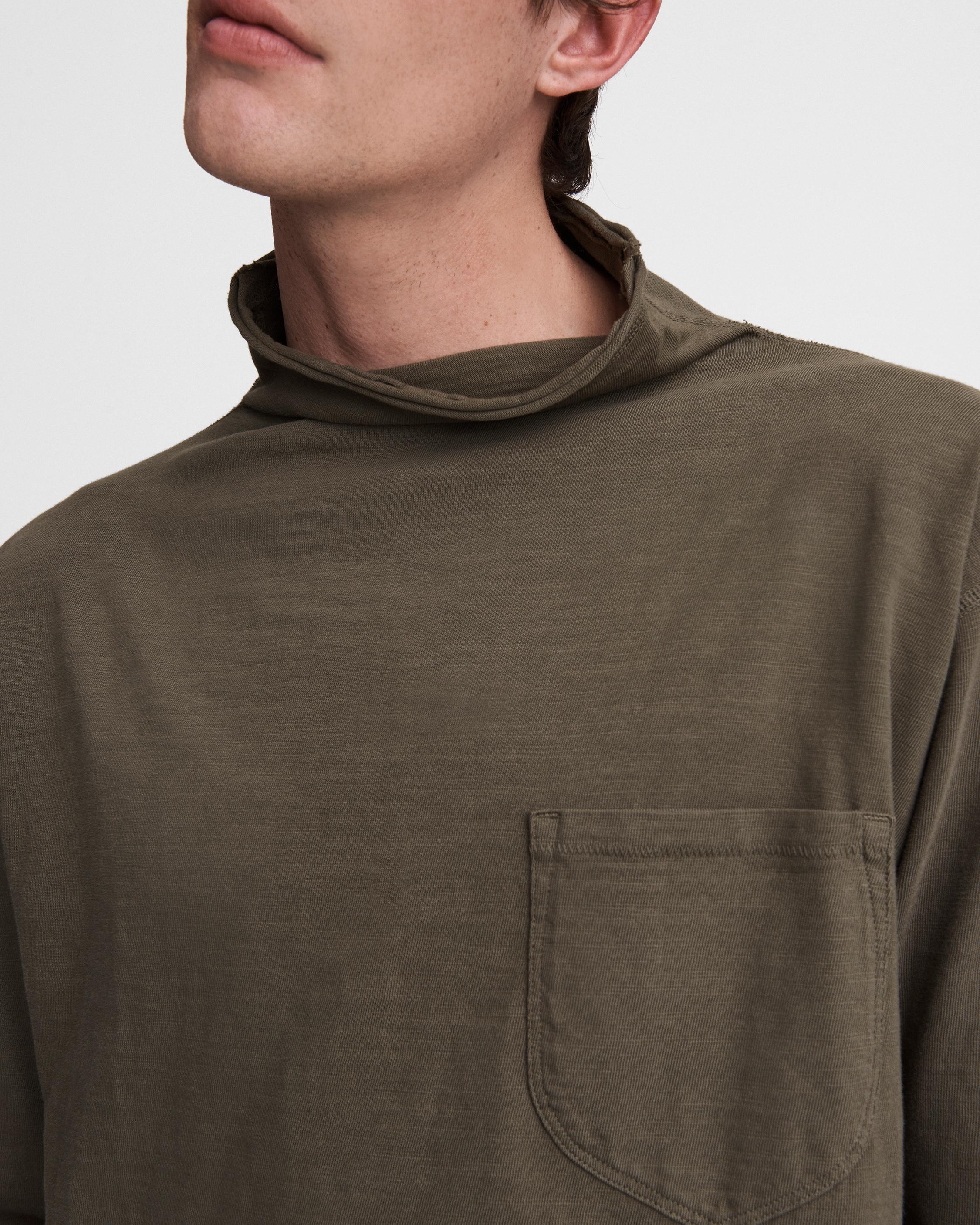 Cotton funnel neck on sale sweater