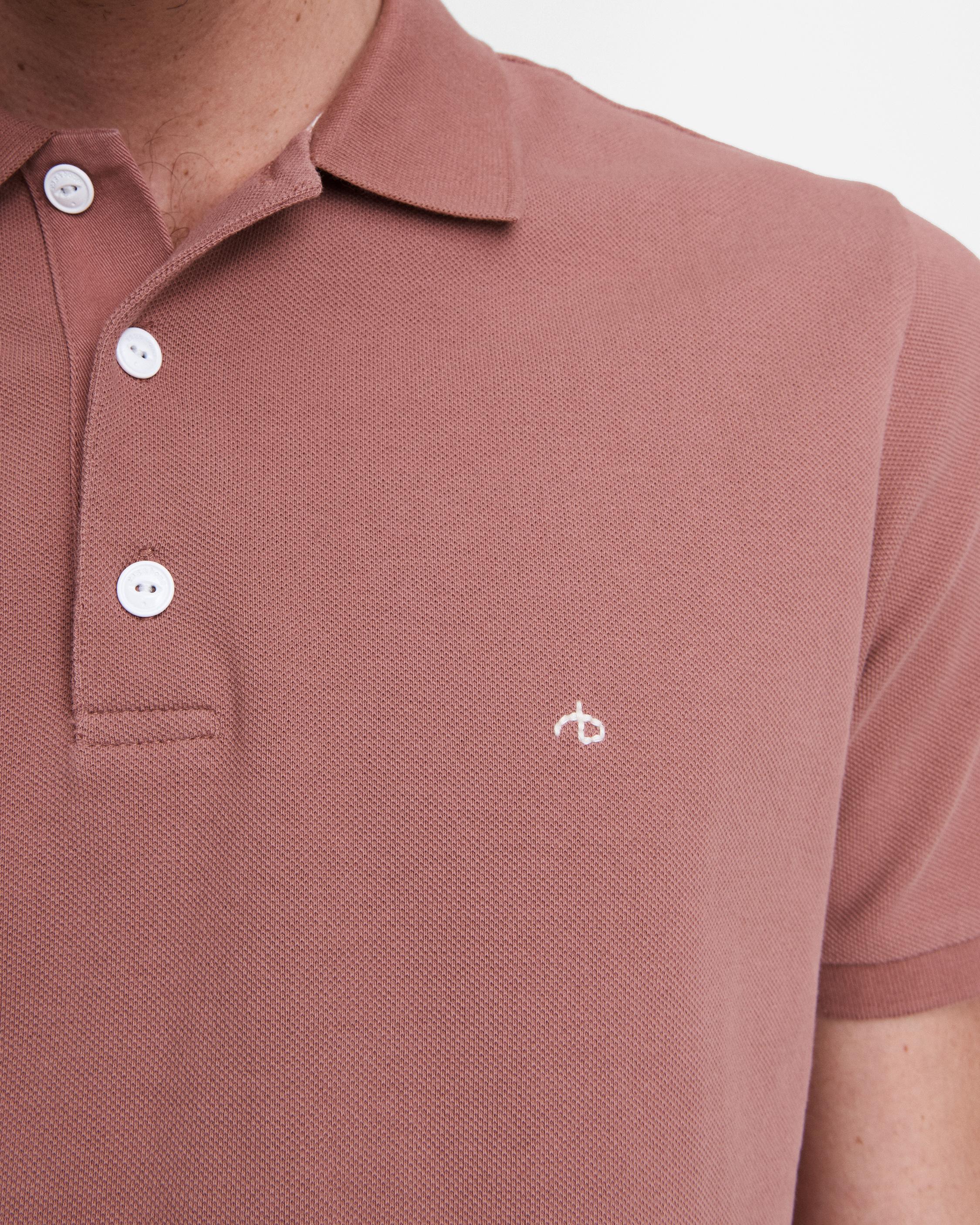 Rag and store bone pique polo